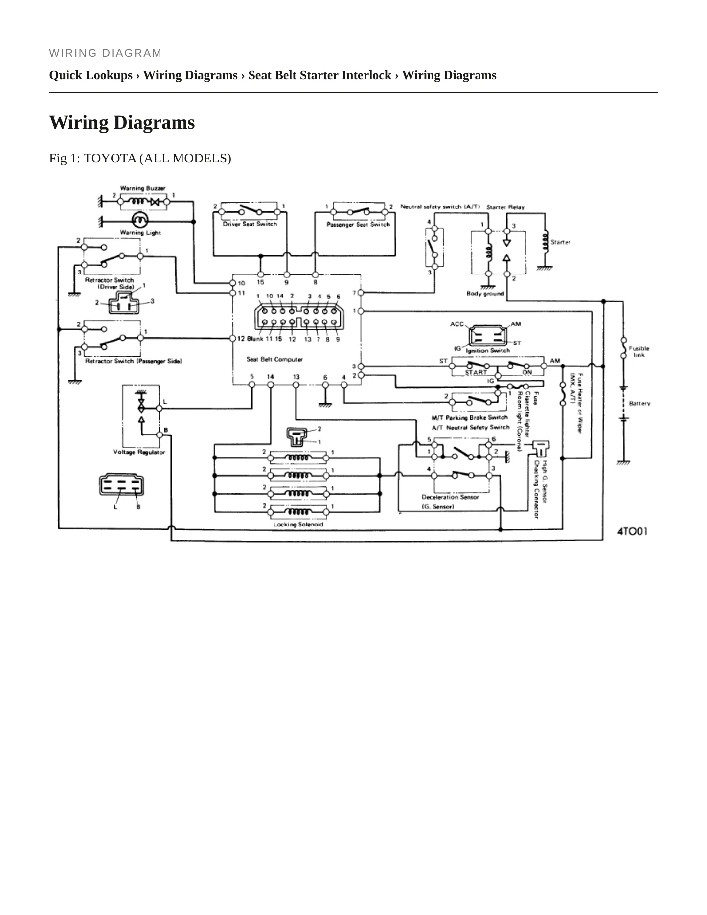 1974 Toyota Celica Service and Repair Manual preview page 4