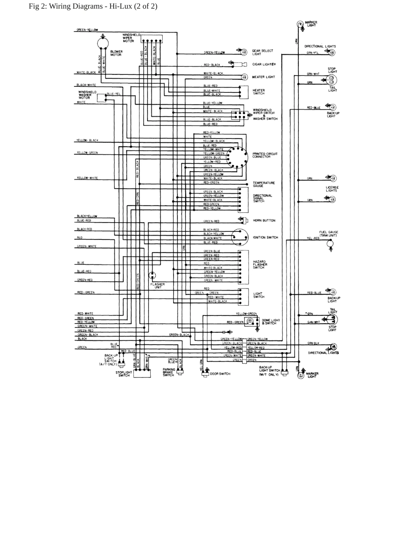 1974 Toyota Pickup Service and Repair Manual preview page 5