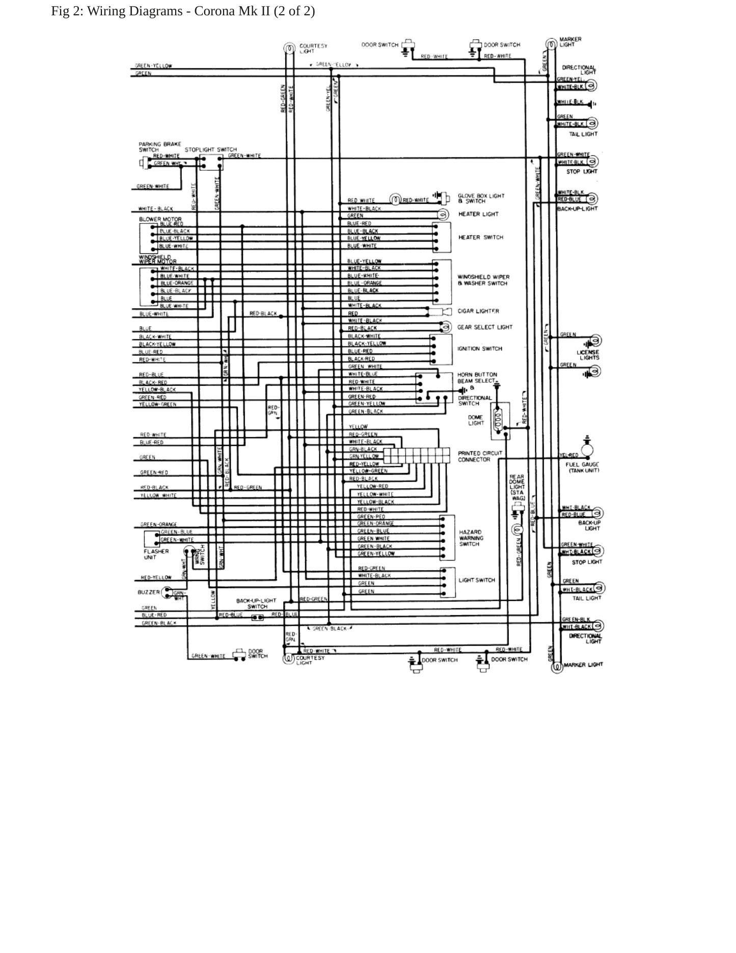 1975 Toyota Corona Mark II Service and Repair Manual preview page 5