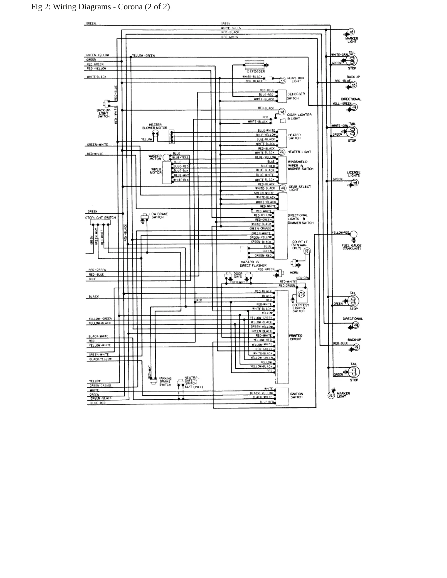 1975 Toyota Corona Service and Repair Manual preview page 5