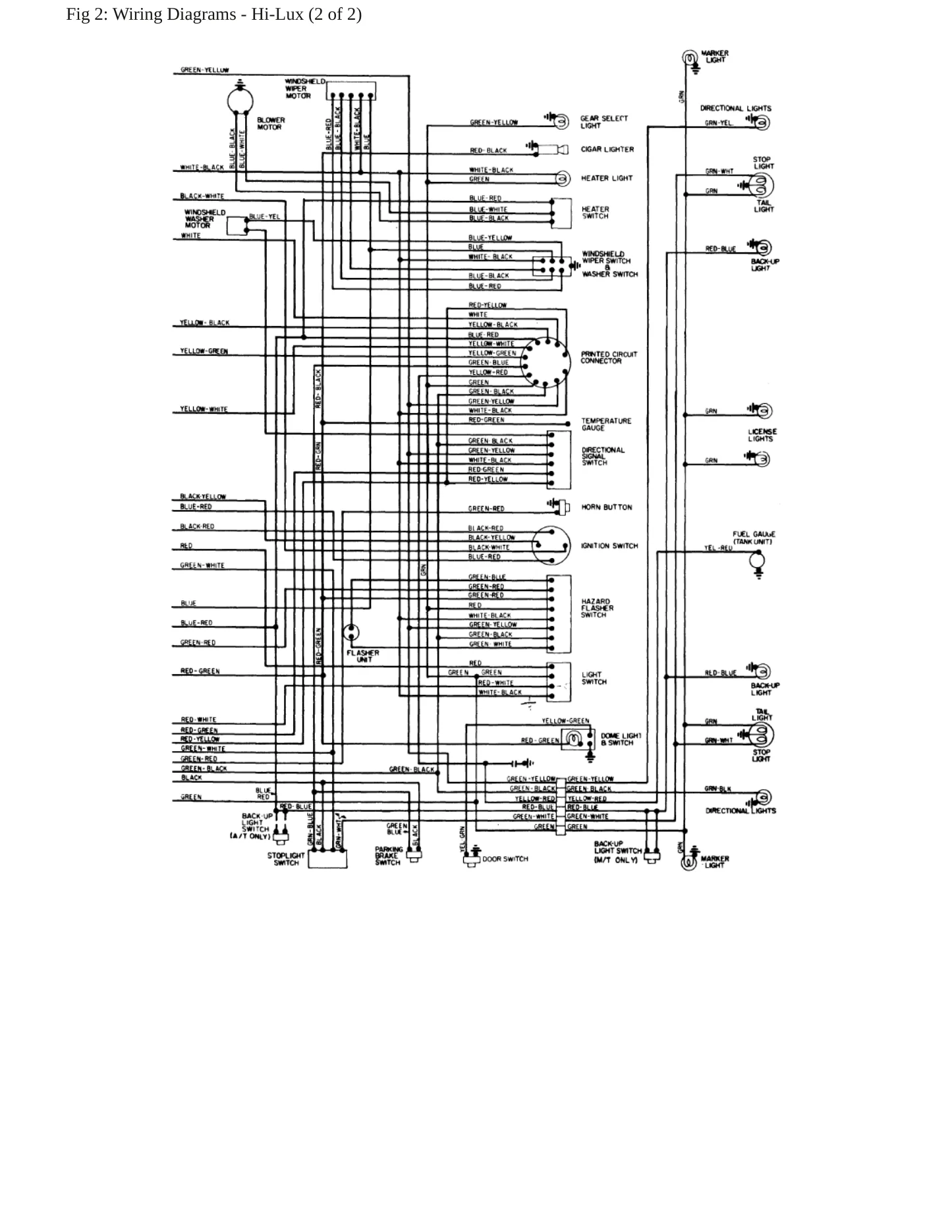 1975 Toyota Pickup Service and Repair Manual preview page 5