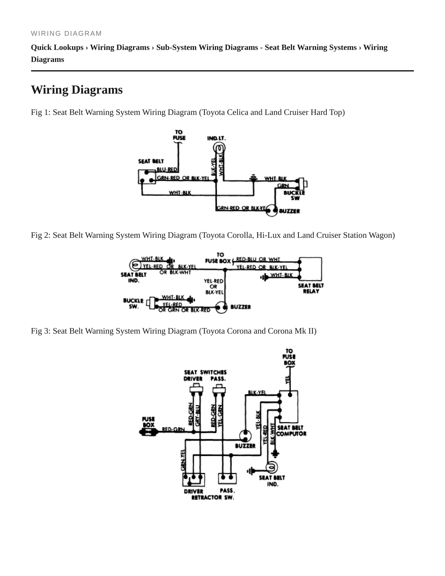 1976 Toyota Corona Service and Repair Manual preview page 4