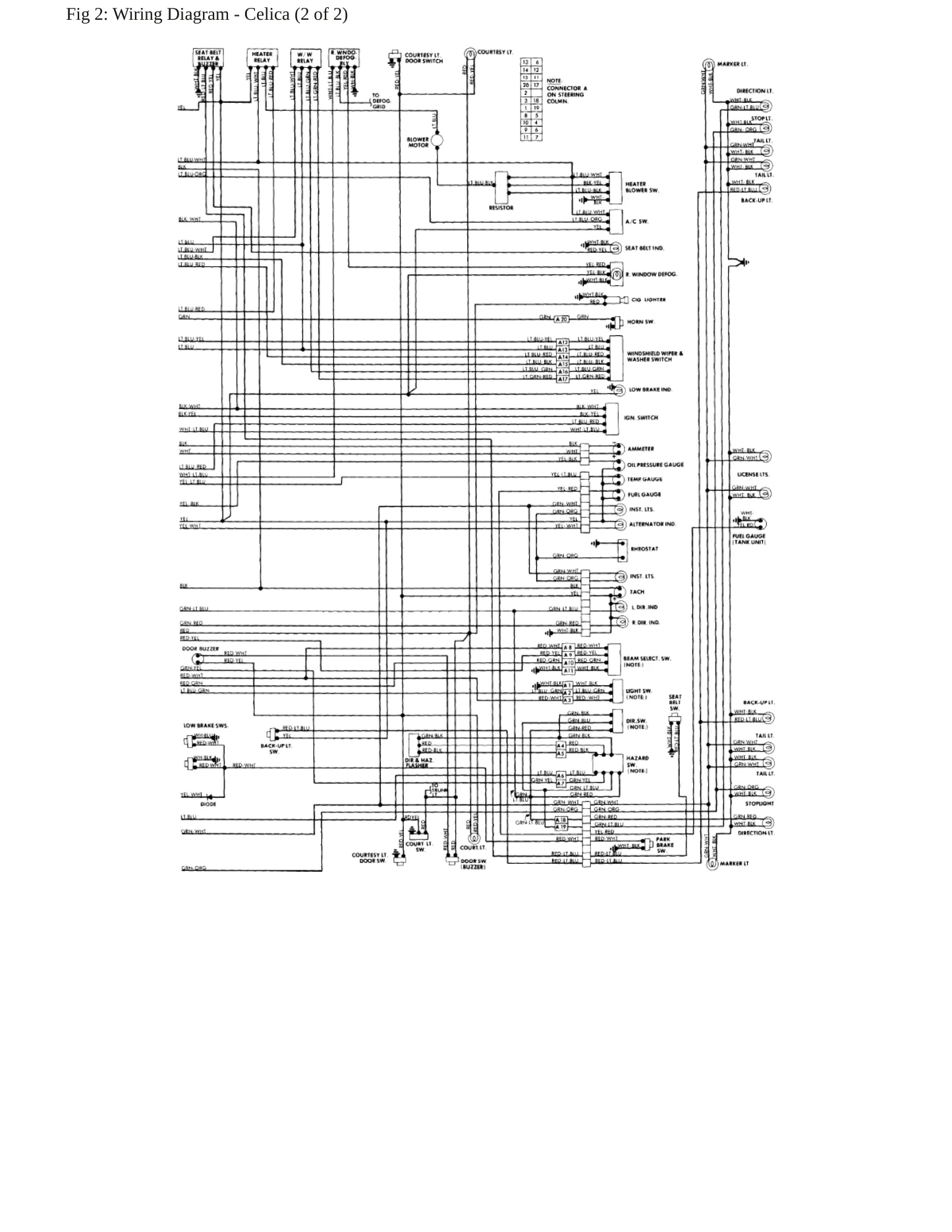 1978 Toyota Celica Service and Repair Manual preview page 5