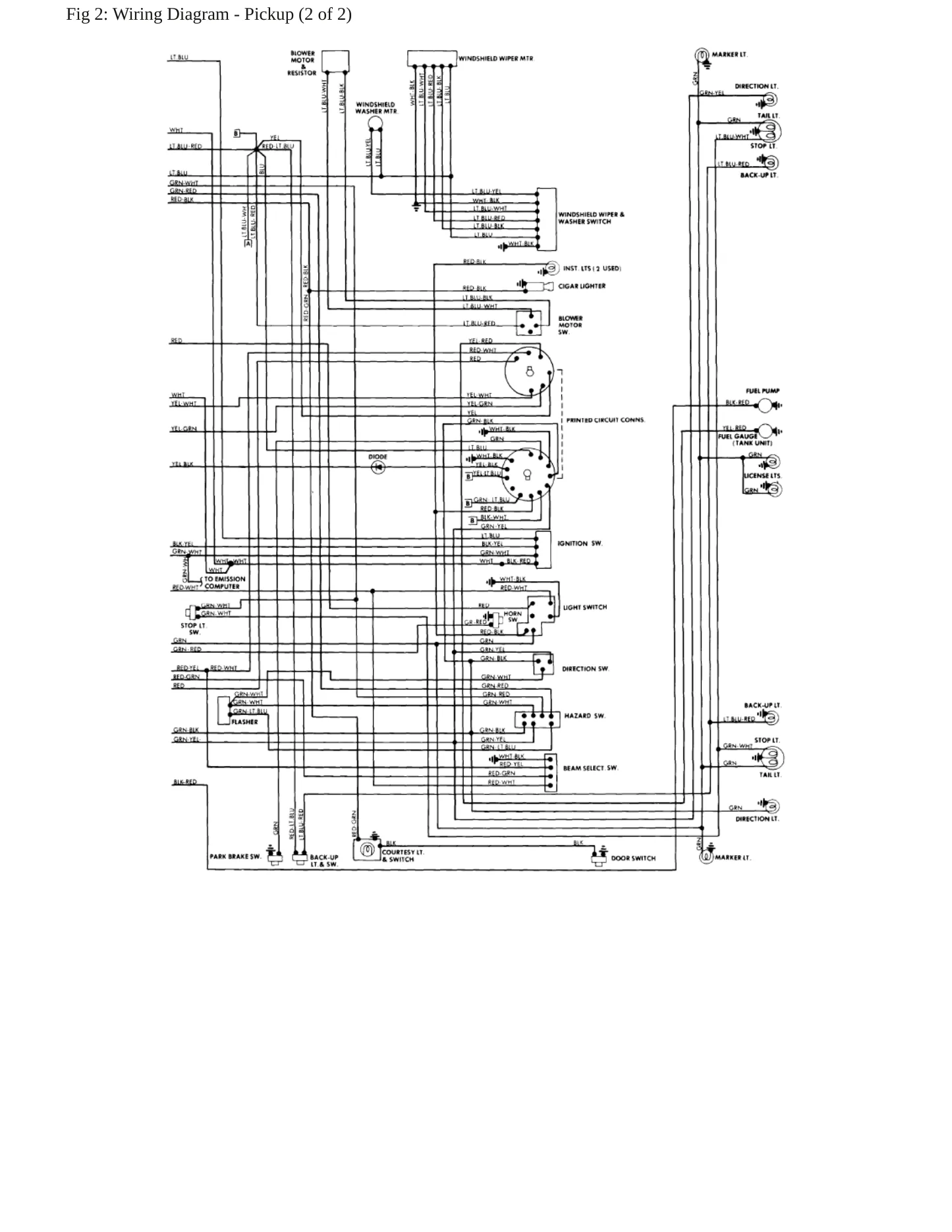 1978 Toyota Pickup Service and Repair Manual preview page 5