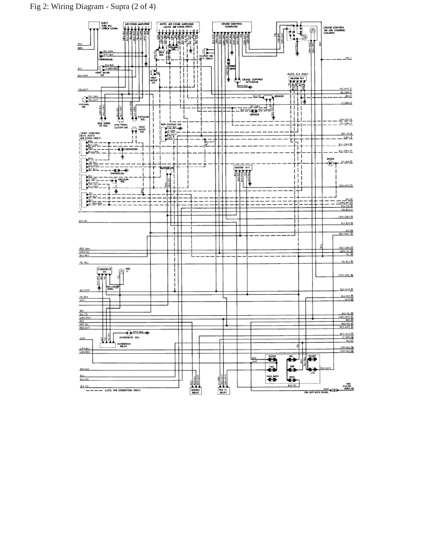 1980 Toyota Celica Supra Service and Repair Manual preview page 7