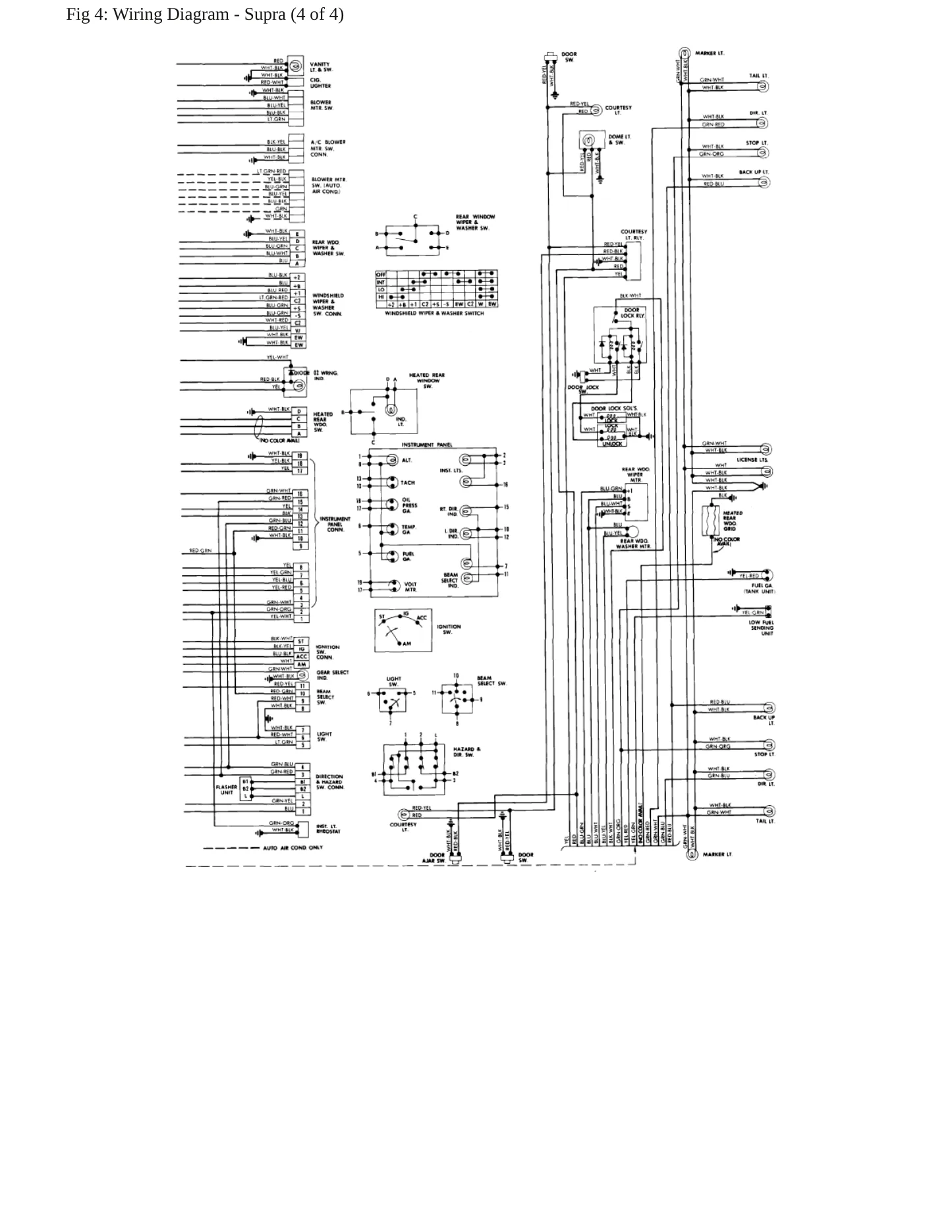 1980 Toyota Celica Supra Service and Repair Manual preview page 9