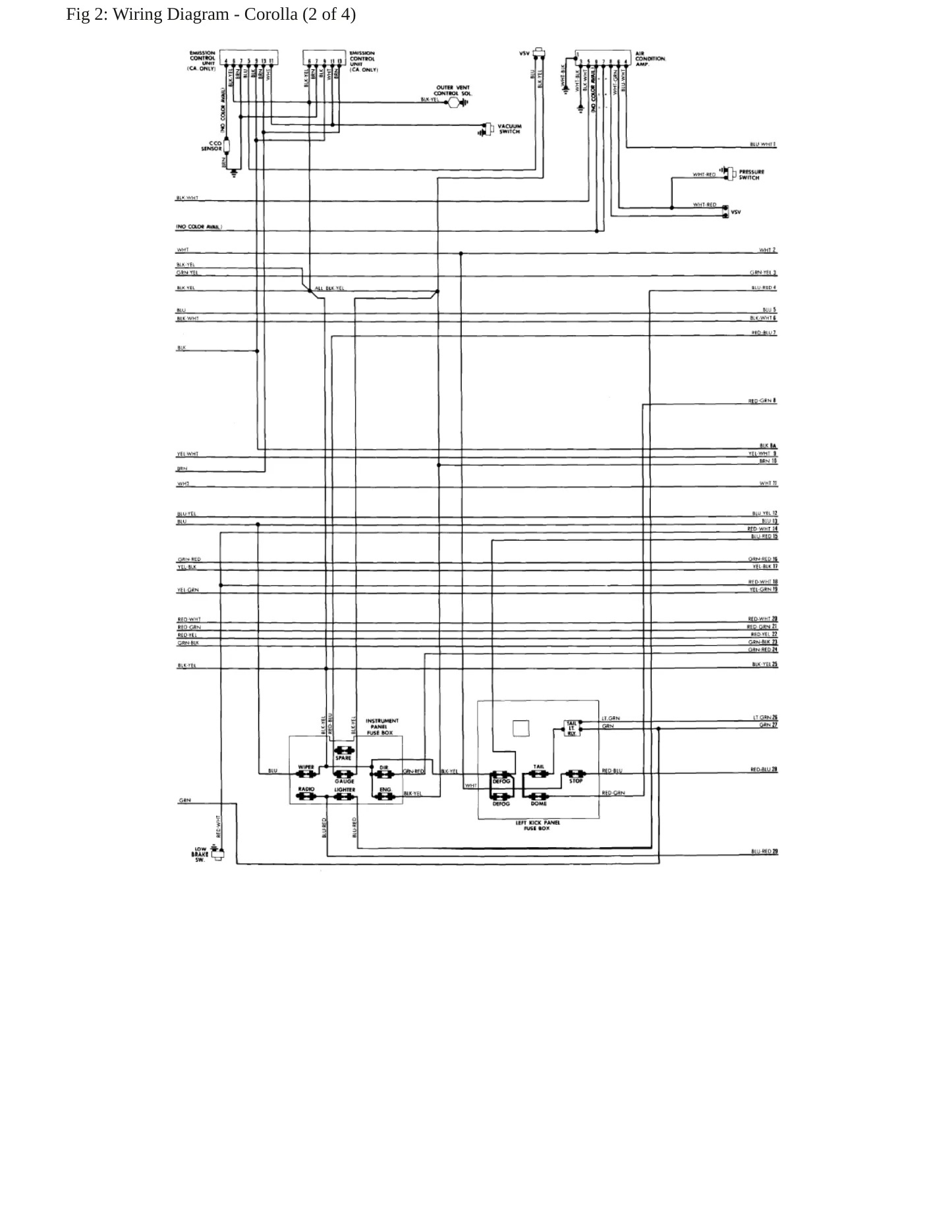 1980 Toyota Corolla Service and Repair Manual preview page 7