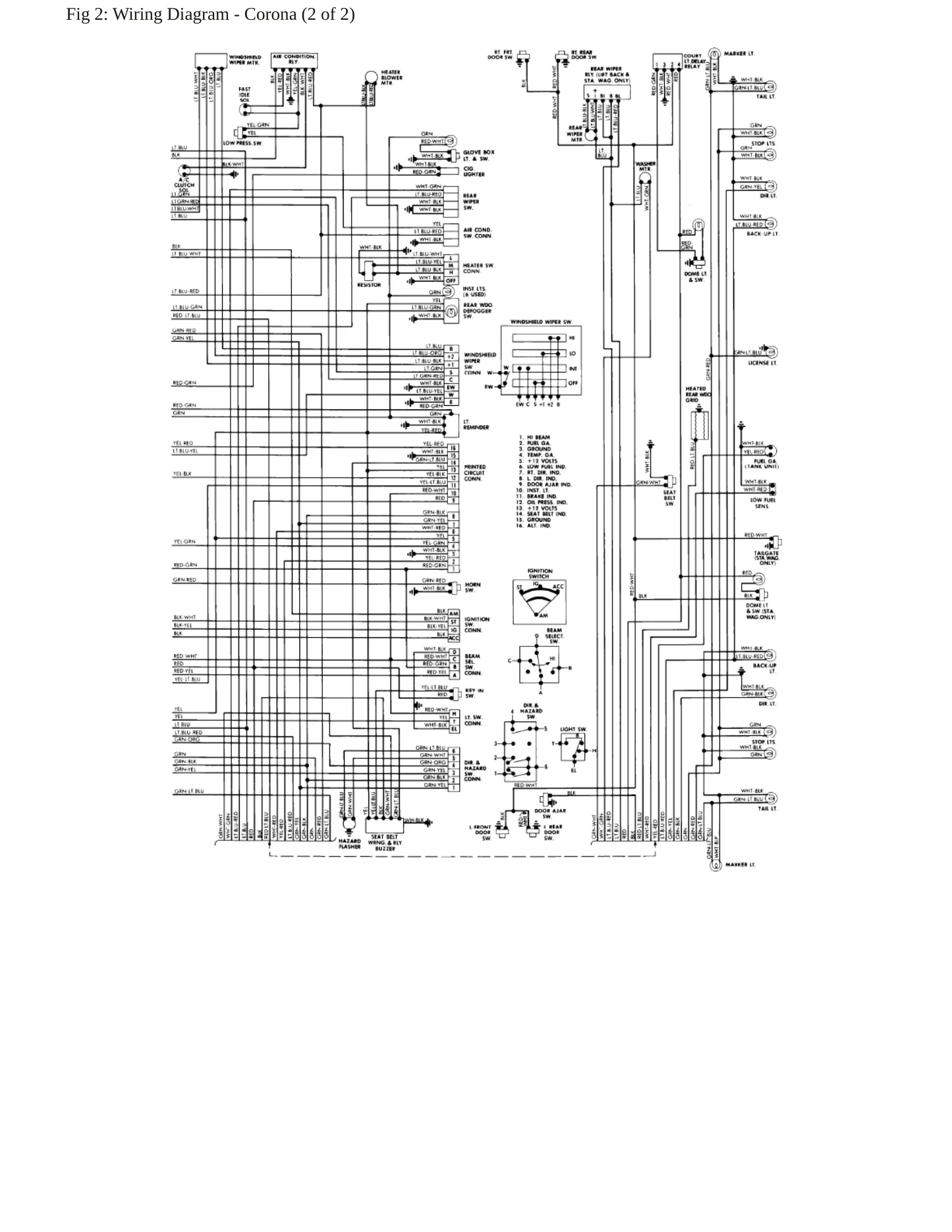1980 Toyota Corona Service and Repair Manual preview page 7