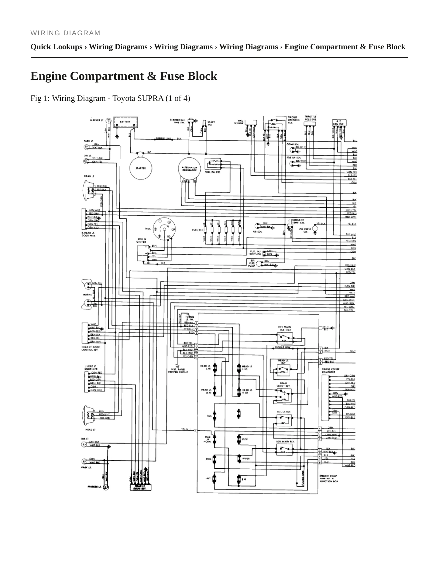 1982 Toyota Celica Supra Service and Repair Manual preview page 8