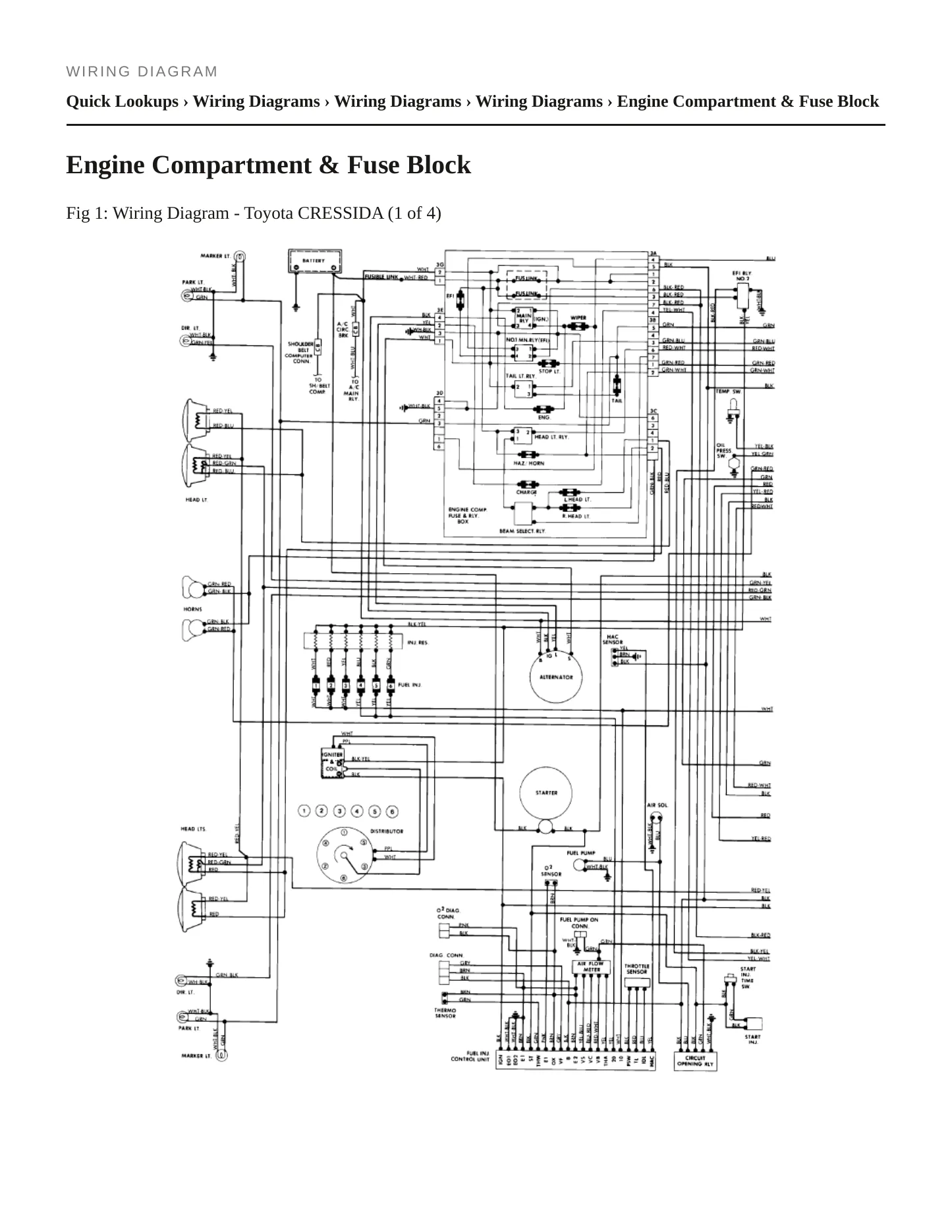 1982 Toyota Cressida Service and Repair Manual preview page 8