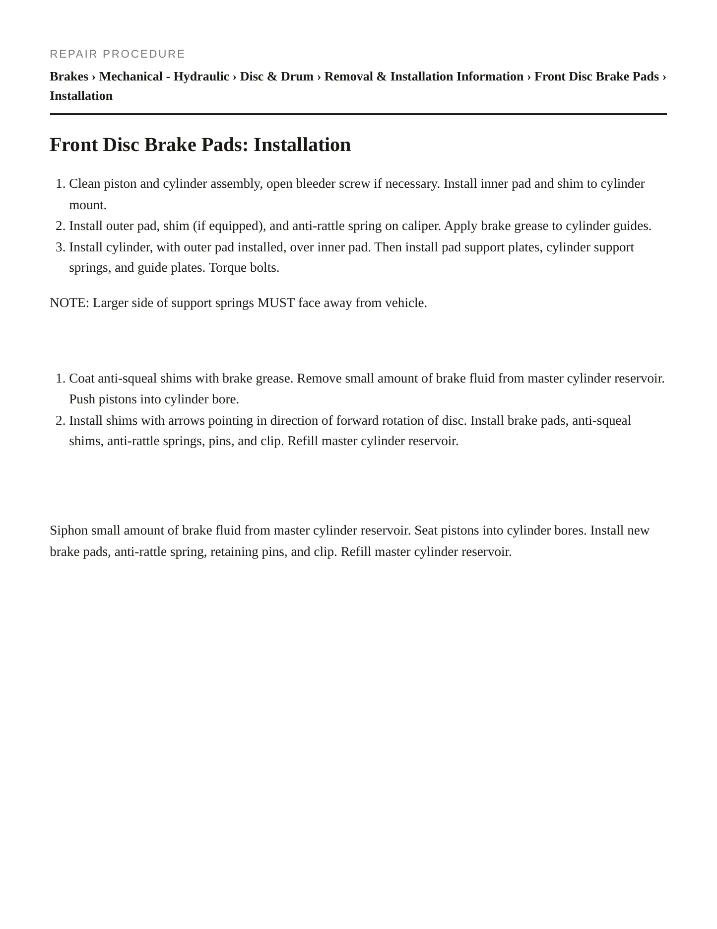 1983 Toyota Cab & Chassis Service and Repair Manual preview page 3