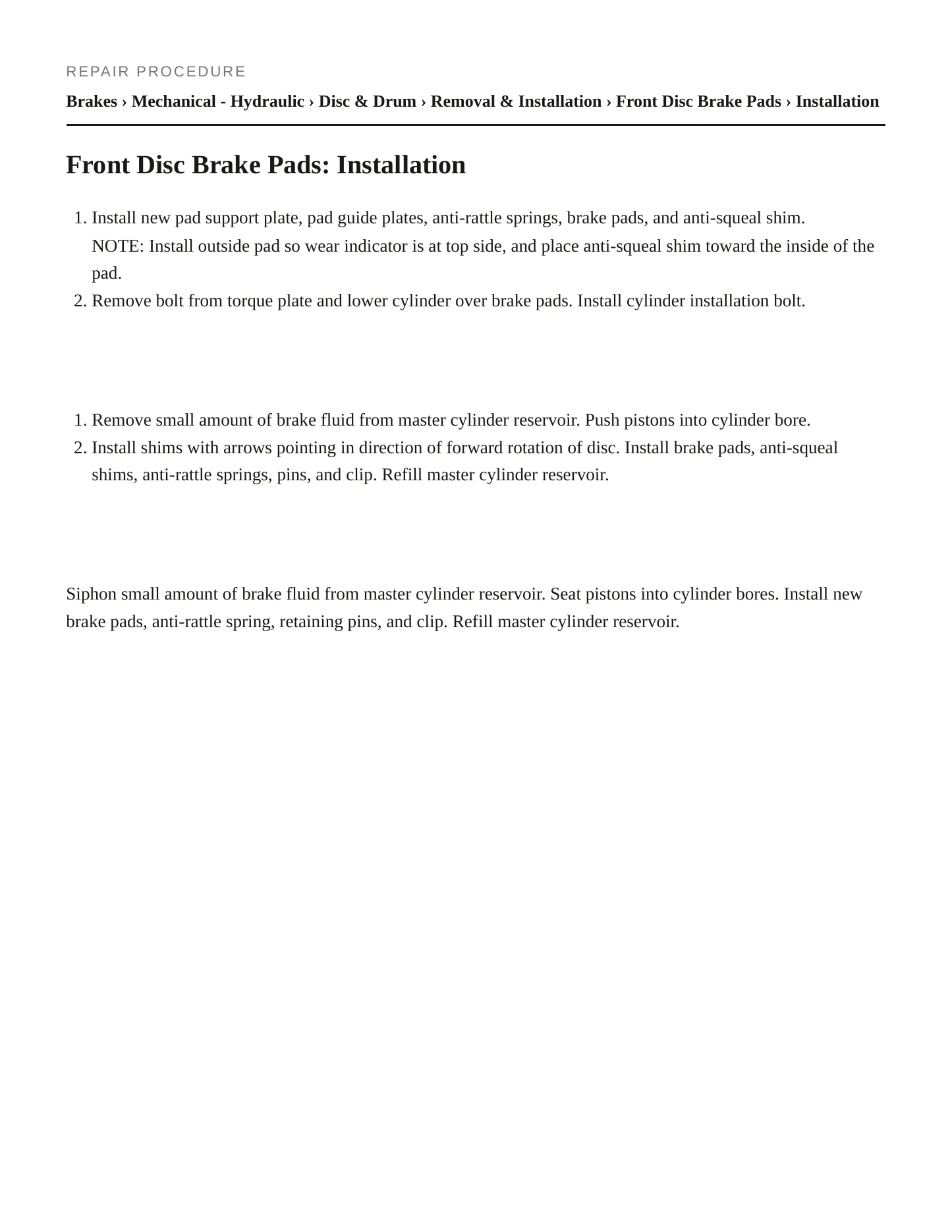 1984 Toyota Pickup Service and Repair Manual preview page 3