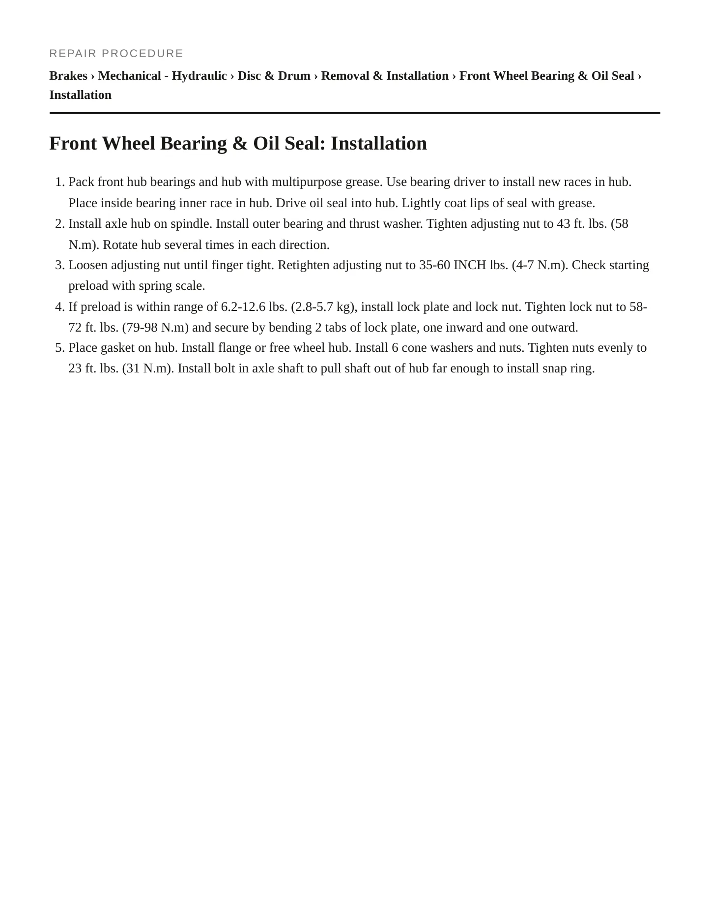 1988 Toyota Pickup service manual page 3