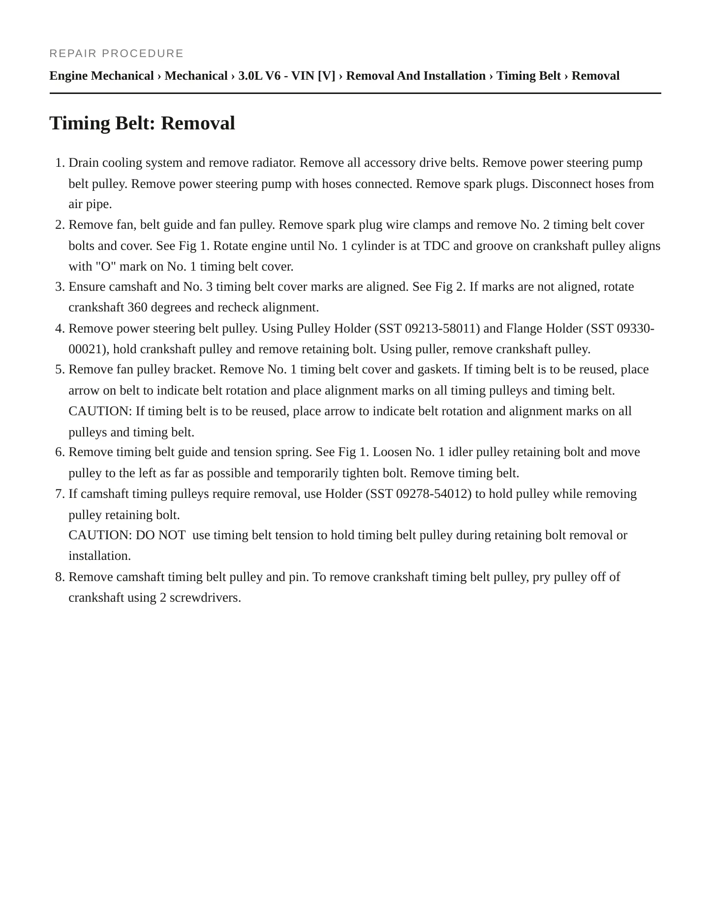 1990 Toyota Cab & Chassis Service and Repair Manual preview page 3