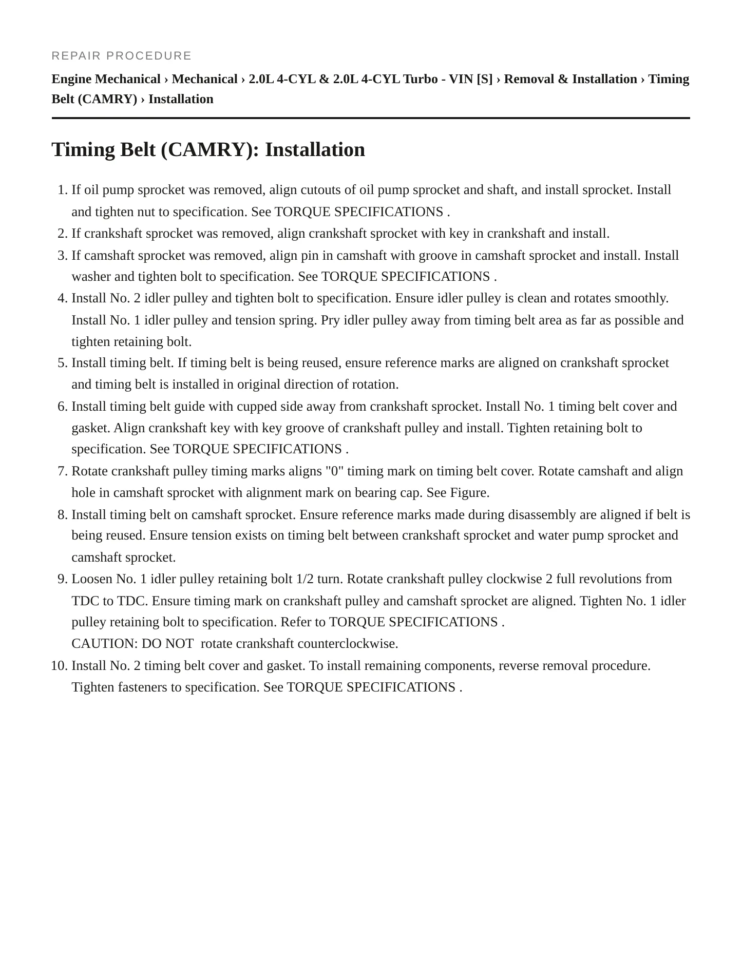 1990 Toyota Celica service manual page 3