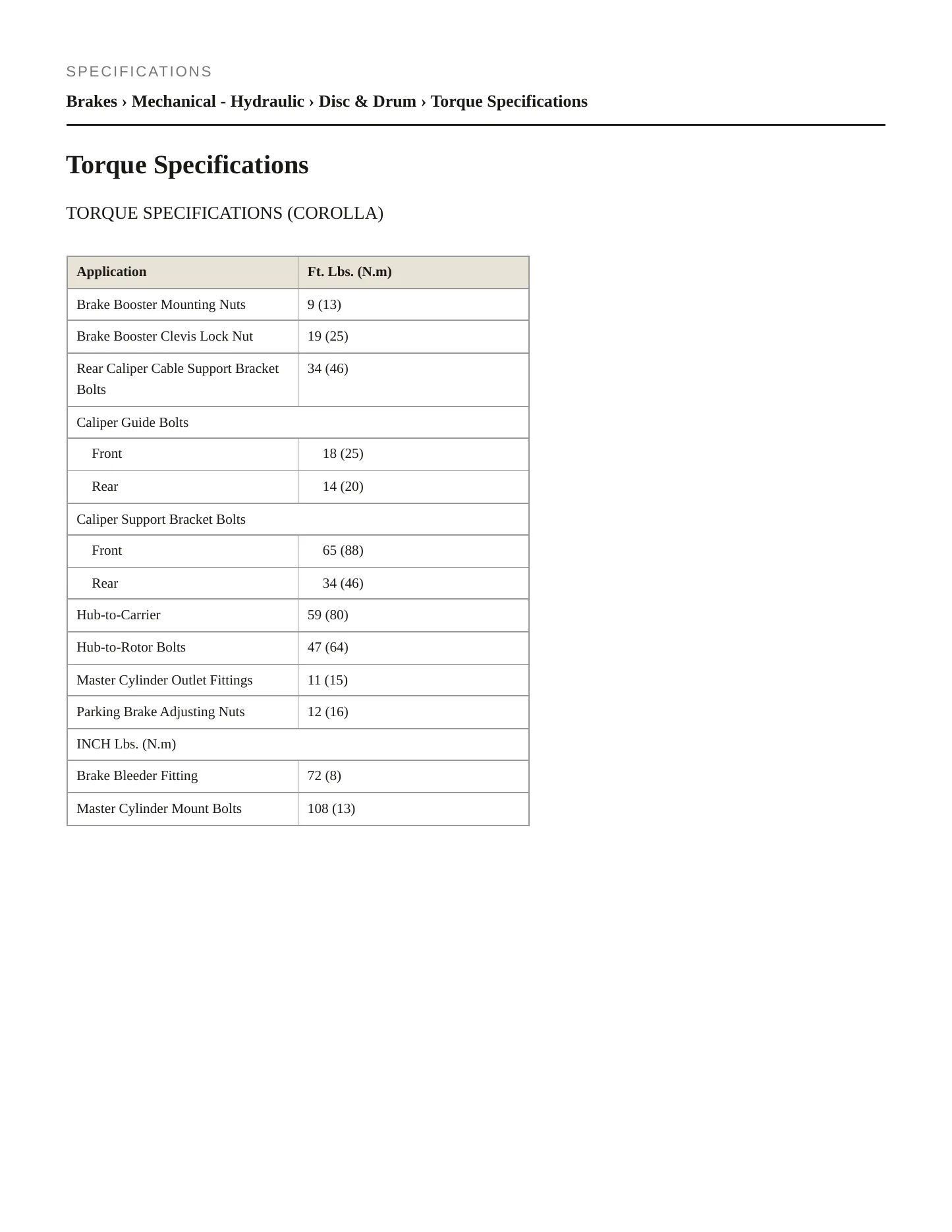 1990 Toyota Corolla Service and Repair Manual preview page 2