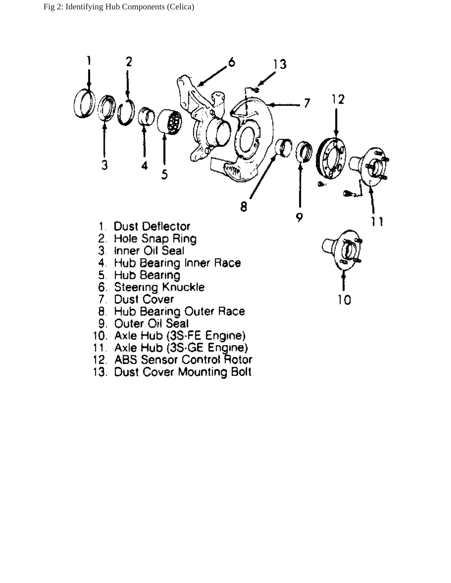 1990 Toyota Tercel Service and Repair Manual preview page 5