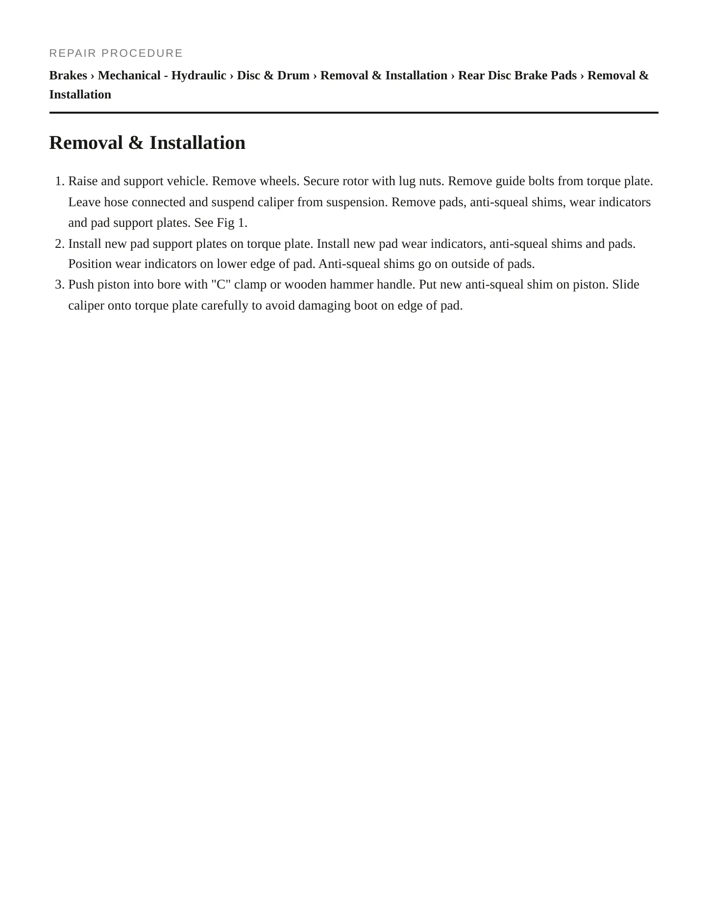 1993 Toyota Previa Service and Repair Manual preview page 3