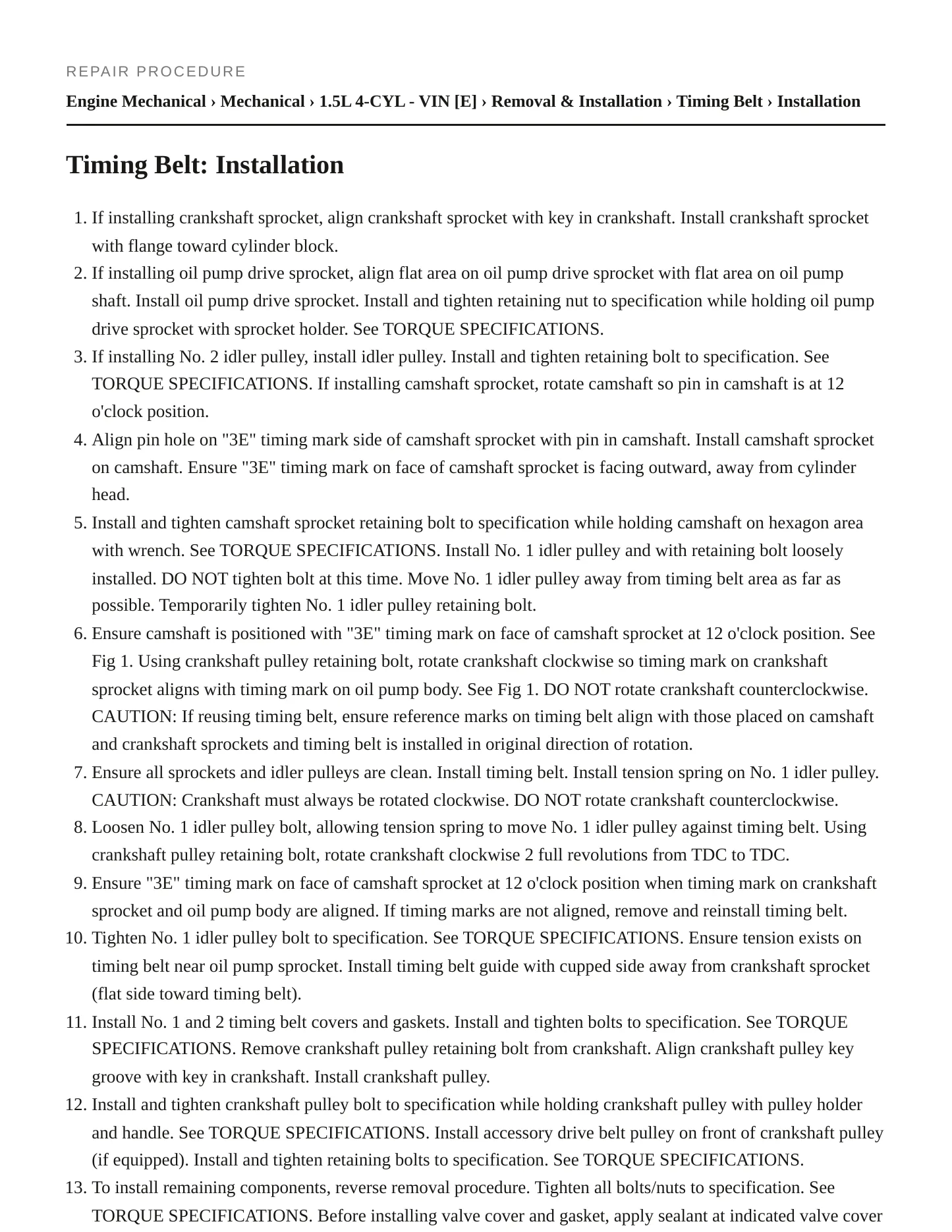 1993 Toyota Tercel Service and Repair Manual preview page 3