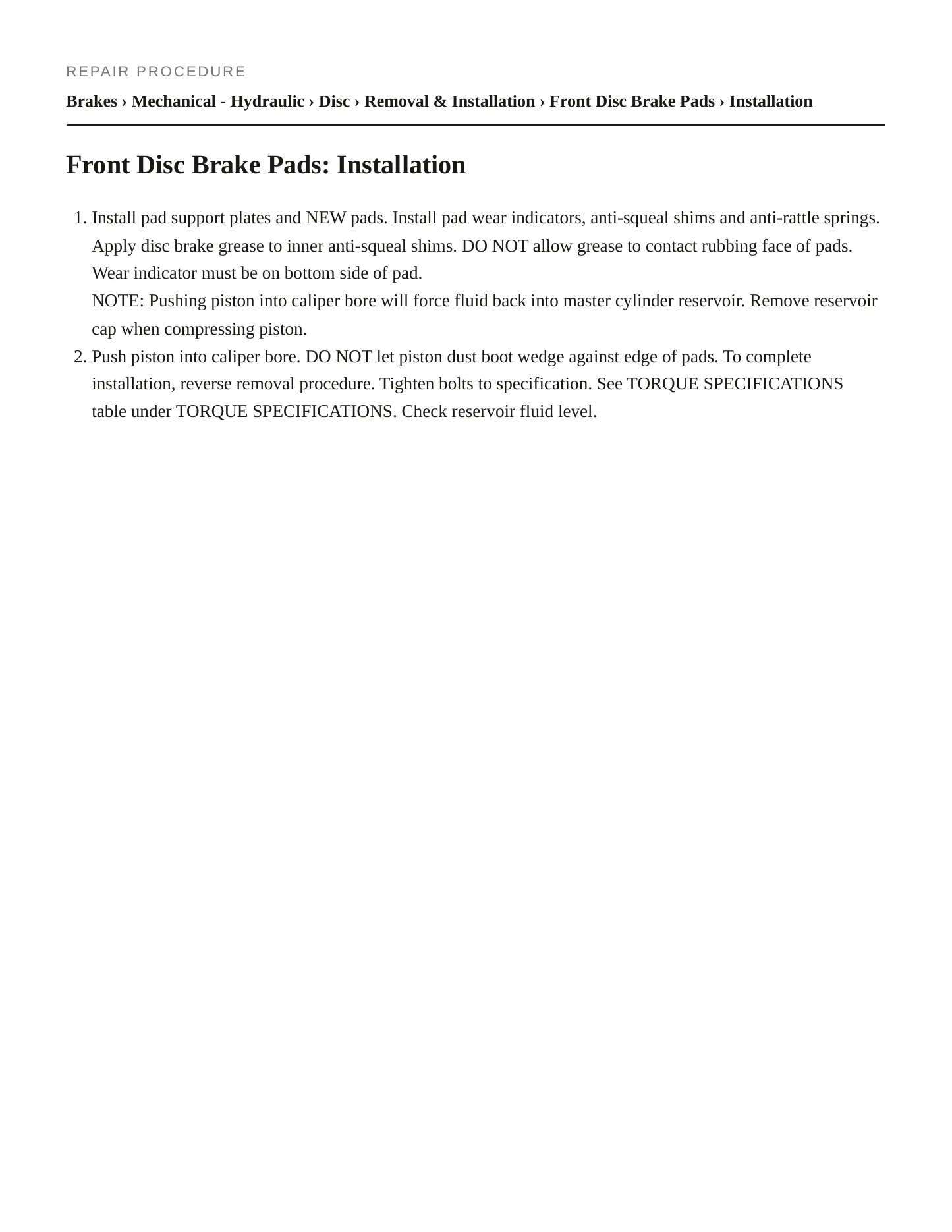 1994 Toyota MR2 Service and Repair Manual preview page 3