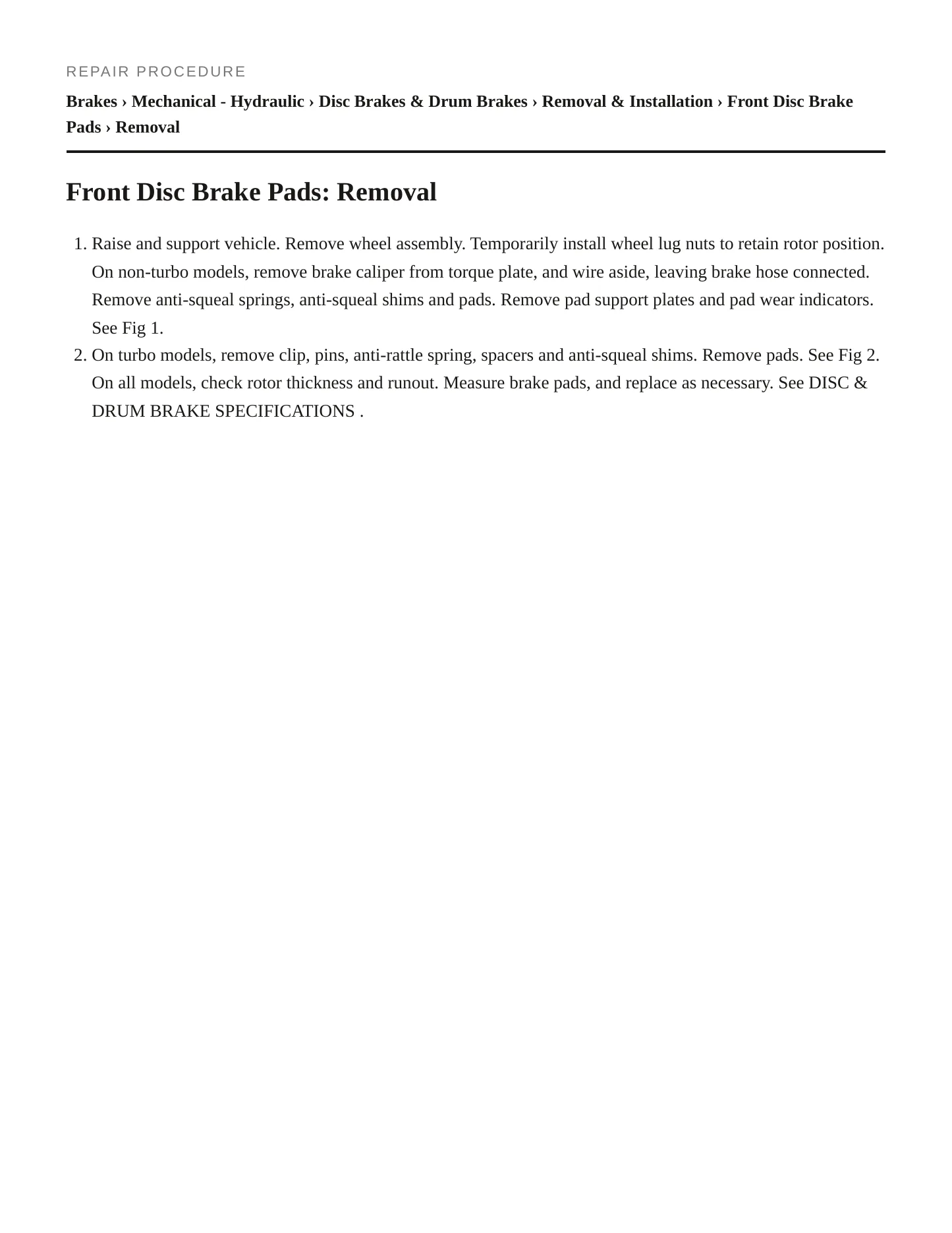 1997 Toyota Supra Service and Repair Manual preview page 5