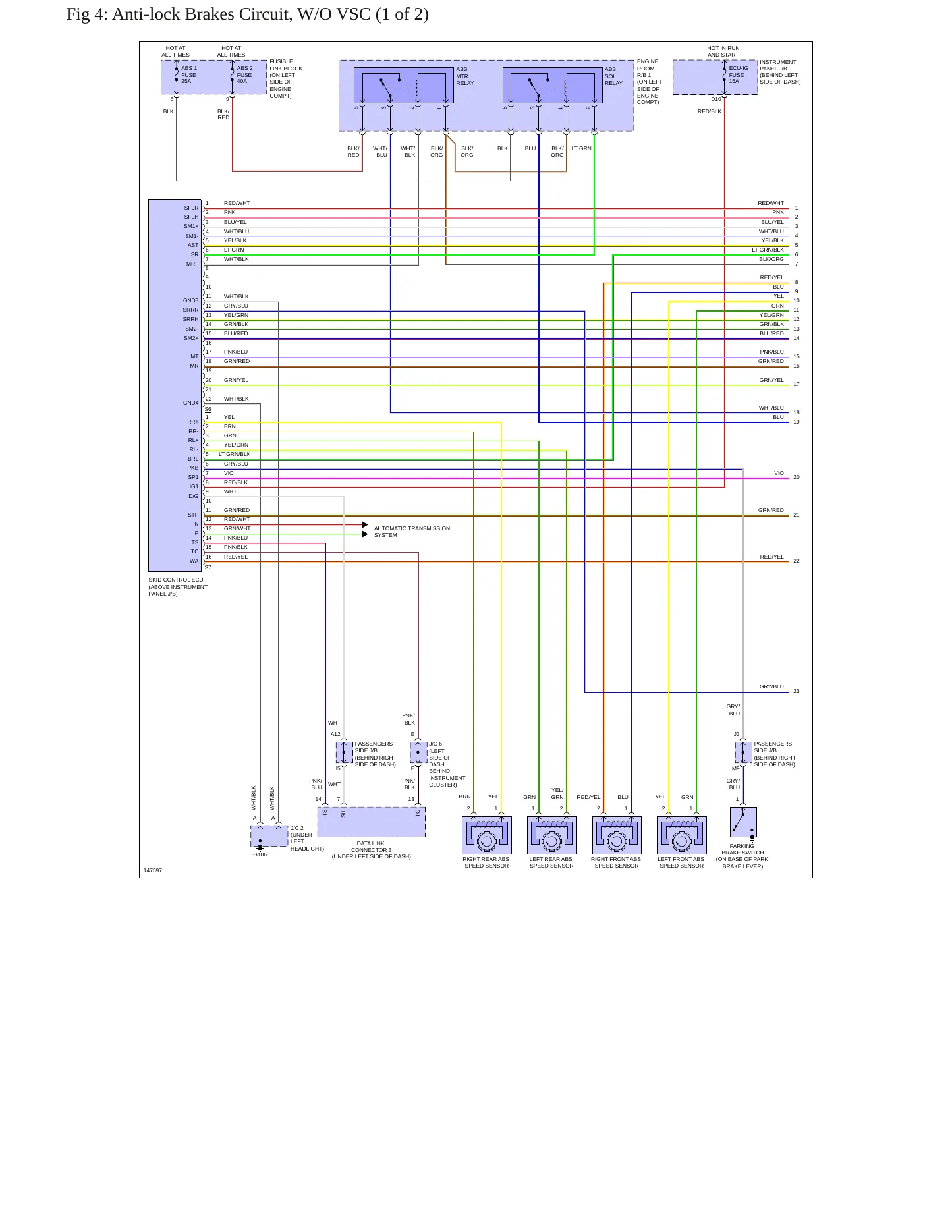2001 Toyota Highlander Service and Repair Manual preview page 11