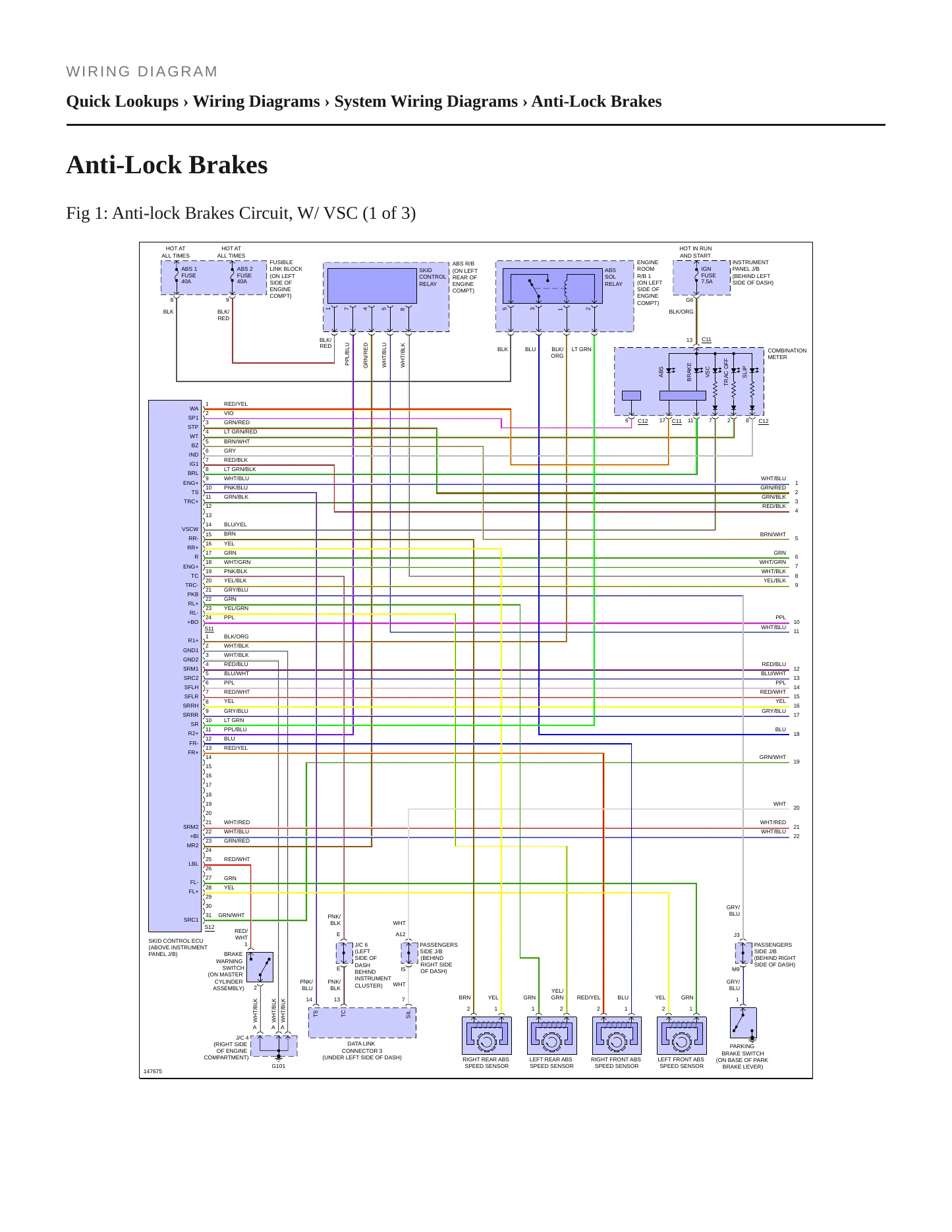 2001 Toyota Highlander Service and Repair Manual preview page 8