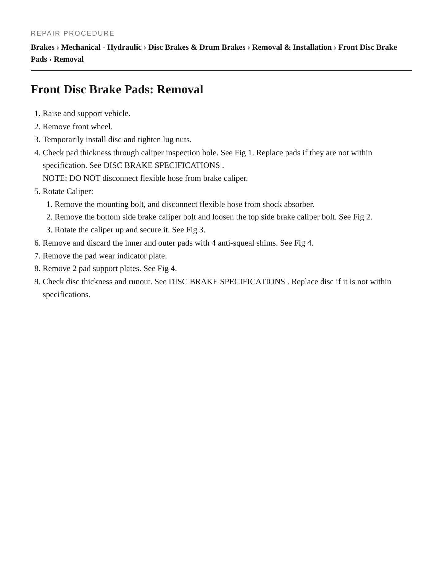 2002 Toyota Avalon Service and Repair Manual preview page 4