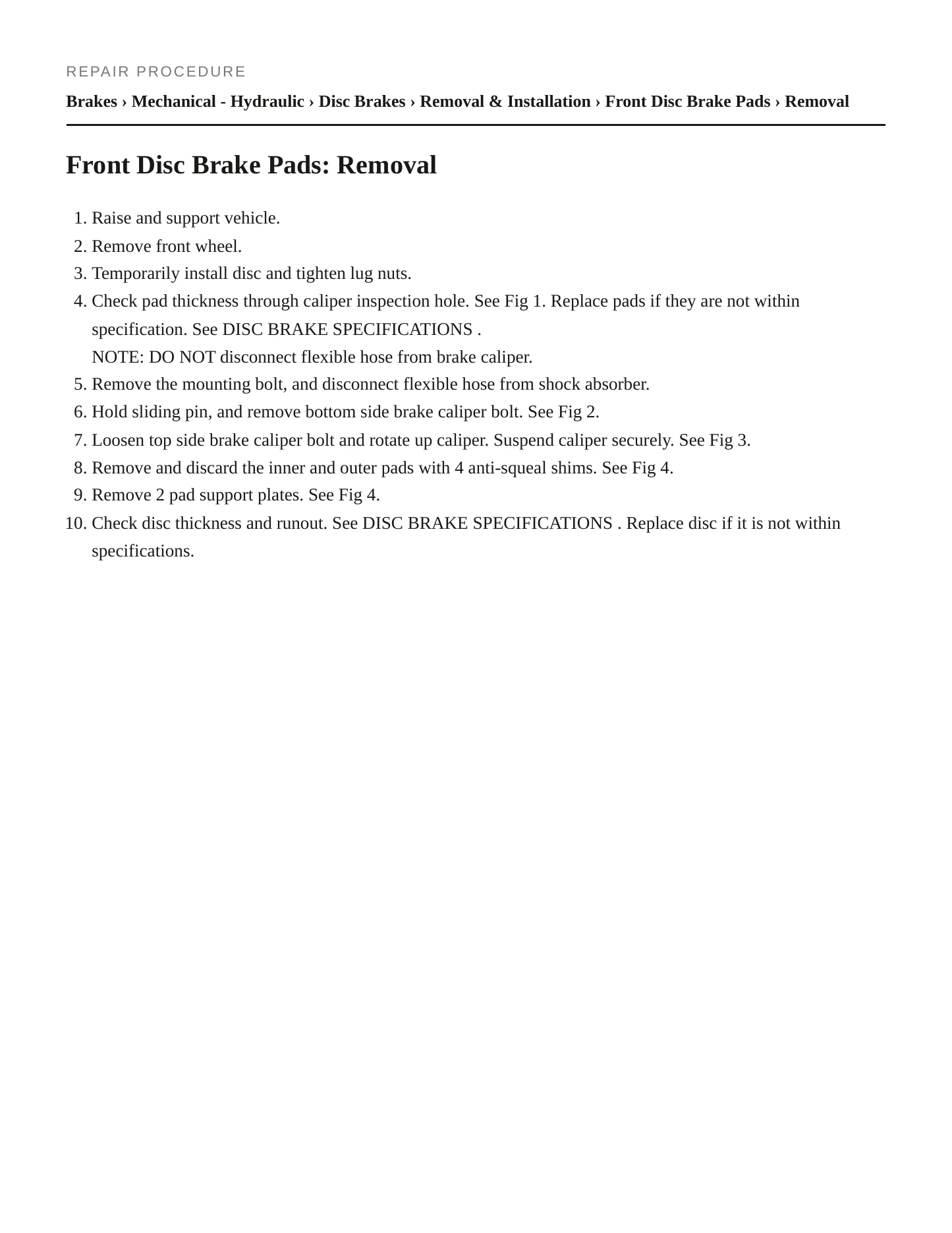 2002 Toyota MR2 Service and Repair Manual preview page 4