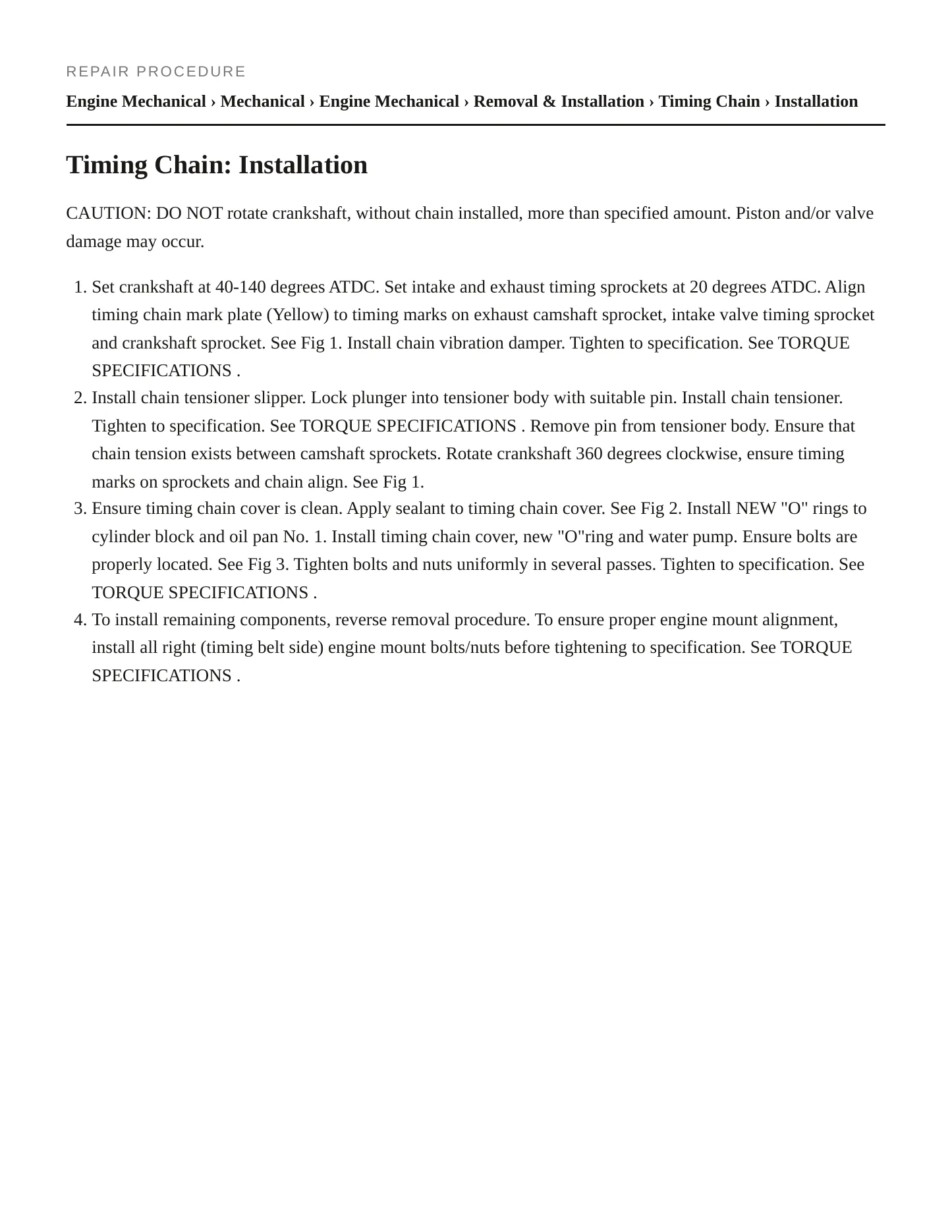 2003 Toyota ECHO Service and Repair Manual preview page 3