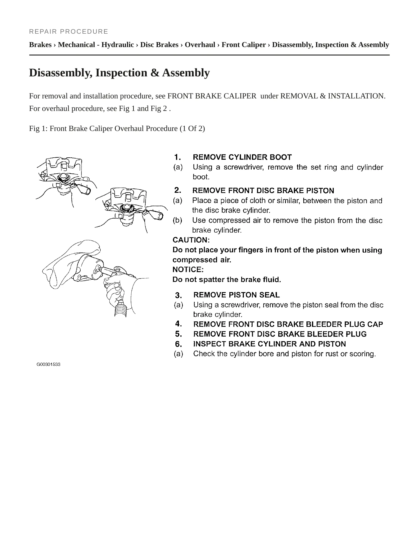 2003 Toyota Highlander Service and Repair Manual preview page 3