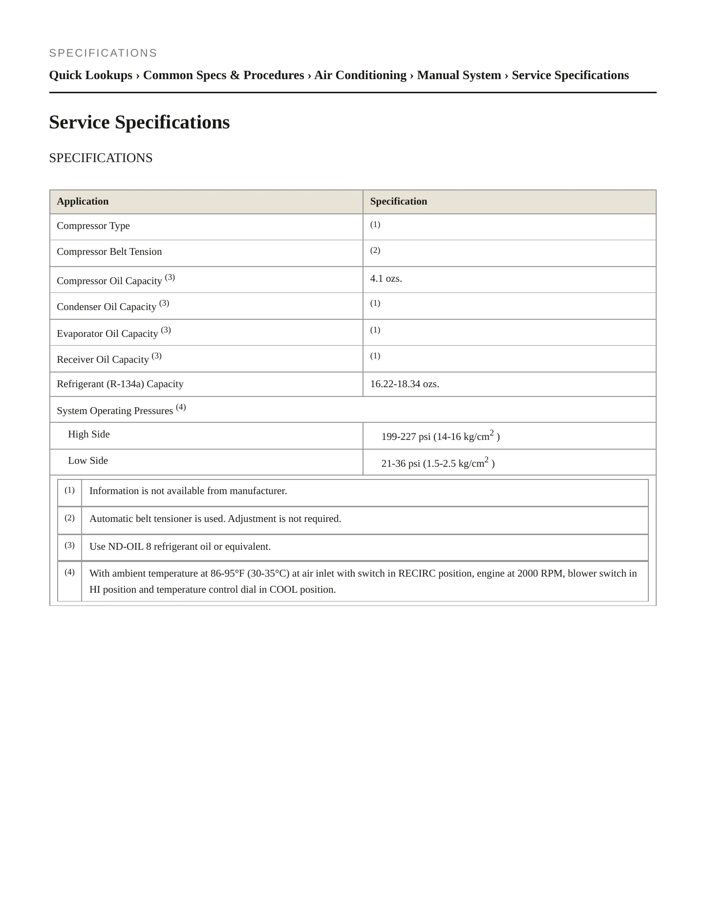 2003 Toyota Matrix Service and Repair Manual preview page 2