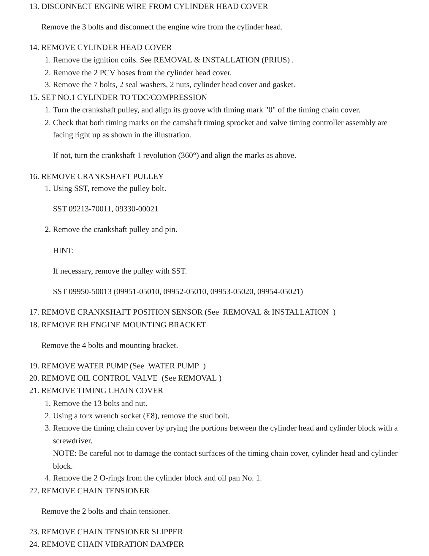 2003 Toyota Prius Service and Repair Manual preview page 5