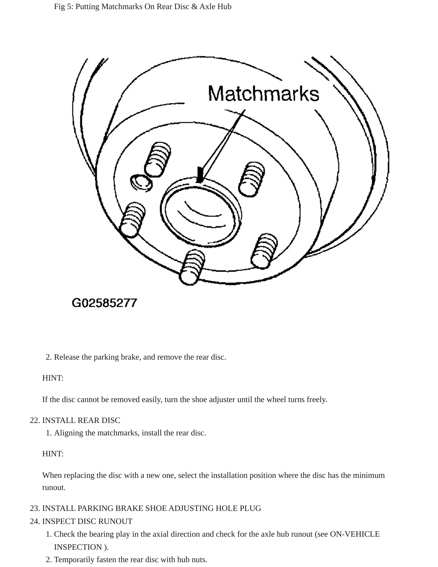 2004 Toyota Camry Solara Service and Repair Manual preview page 8