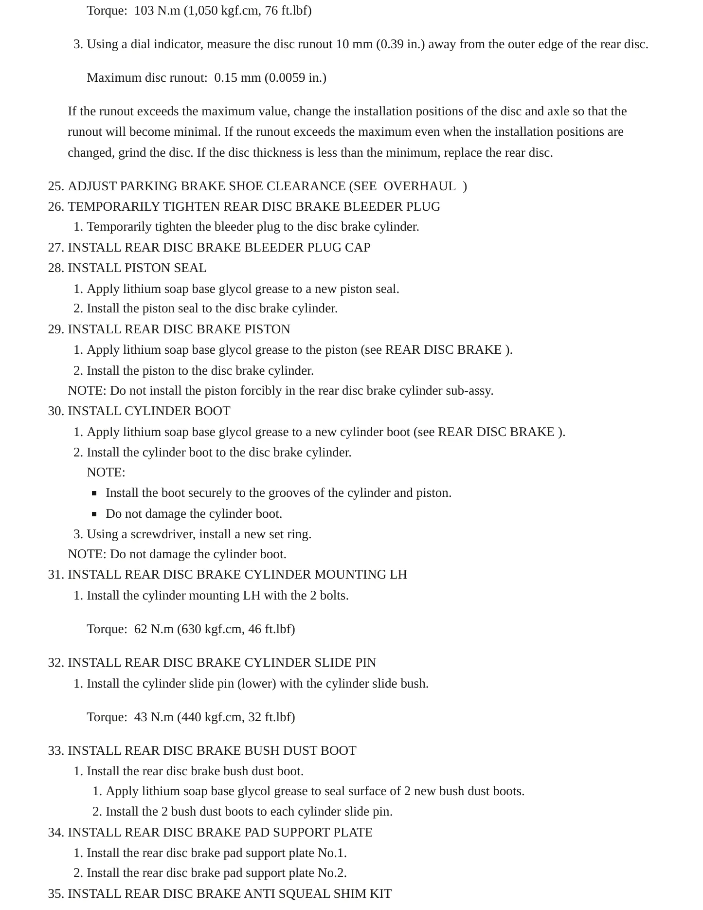 2004 Toyota Camry Solara Service and Repair Manual preview page 9