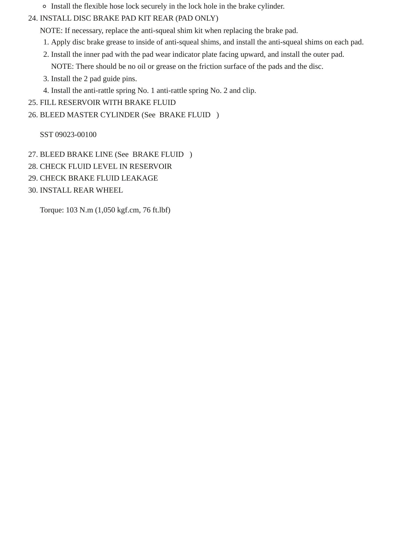 2004 Toyota Matrix Service and Repair Manual preview page 9