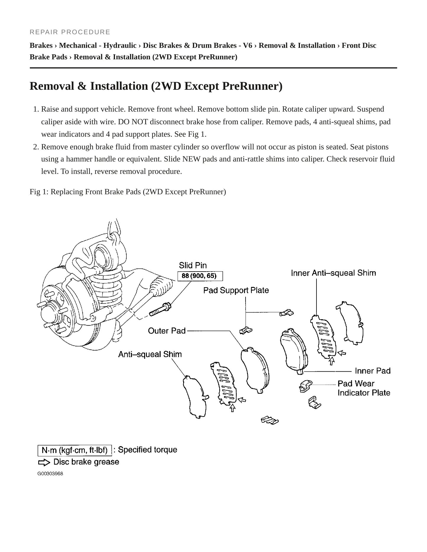 2004 Toyota Tacoma Service and Repair Manual preview page 3