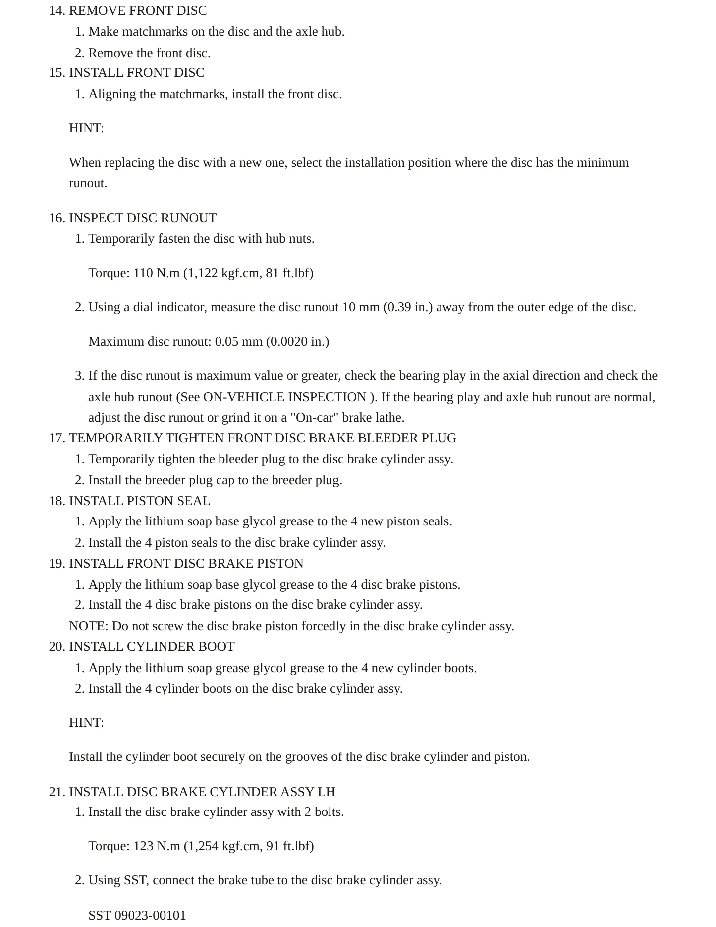 2005 Toyota 4Runner Service and Repair Manual preview page 10