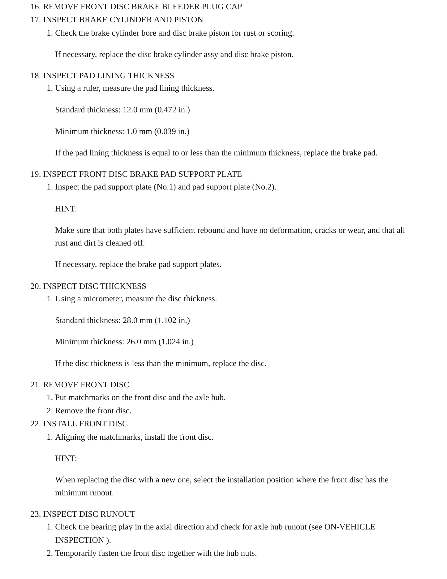 2005 Toyota Avalon Service and Repair Manual preview page 10