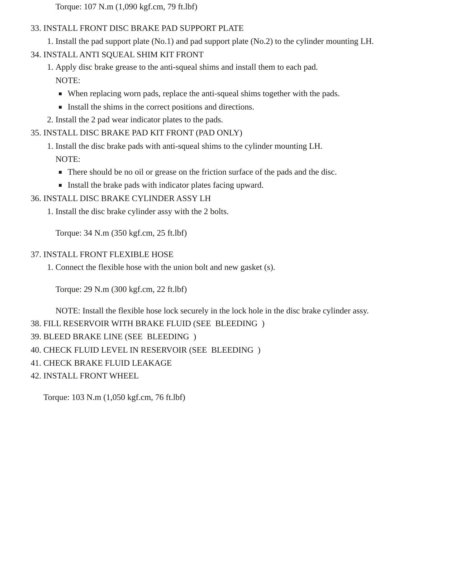 2005 Toyota Avalon Service and Repair Manual preview page 12