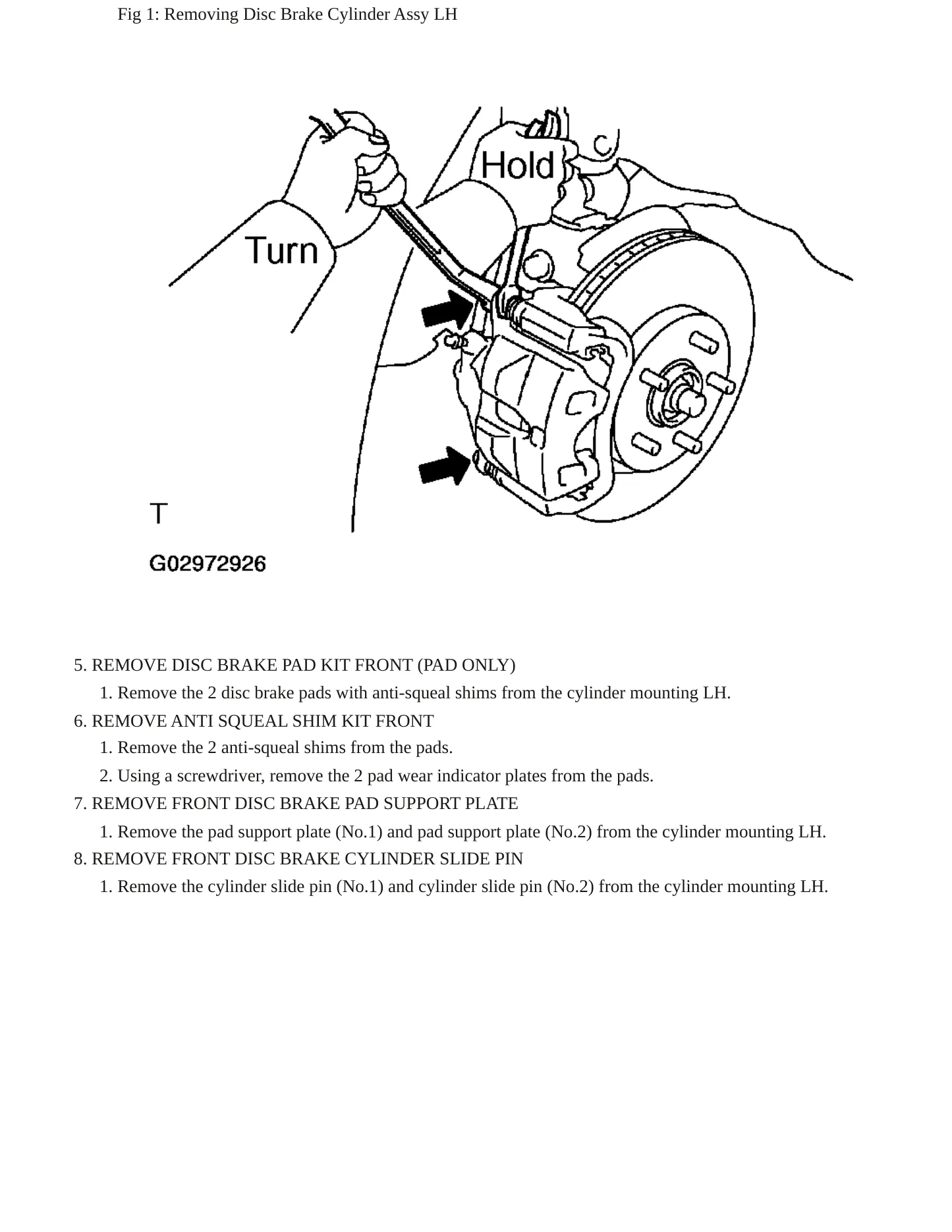 2005 Toyota Avalon Service and Repair Manual preview page 5