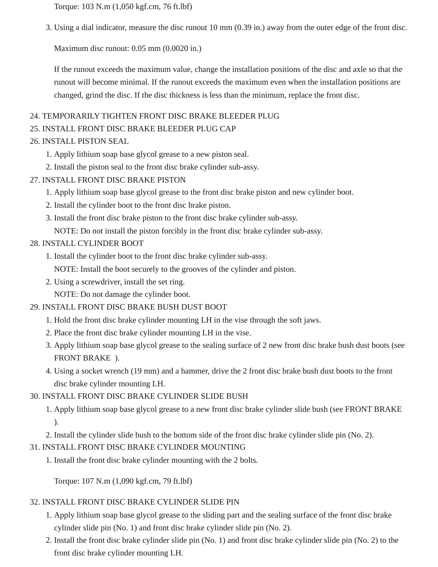 2005 Toyota Camry Service and Repair Manual preview page 12