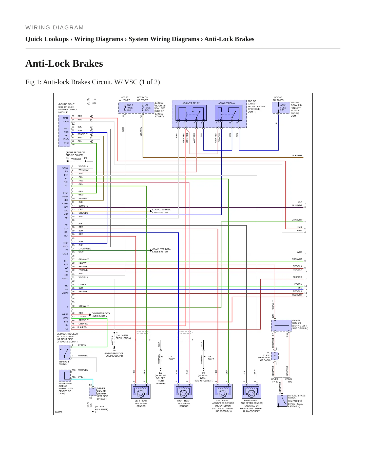 2005 Toyota Camry Service and Repair Manual preview page 14