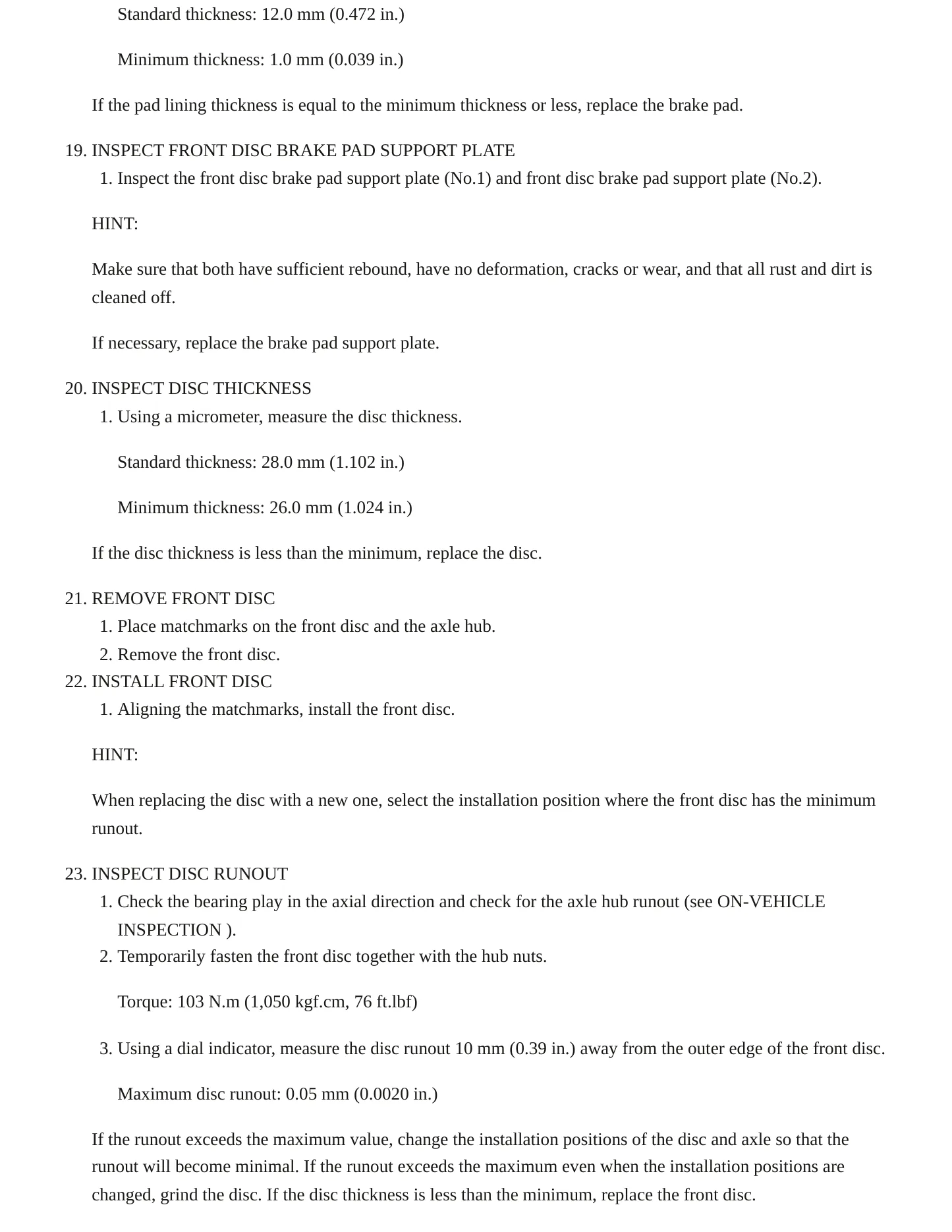 2005 Toyota Camry Solara Service and Repair Manual preview page 10