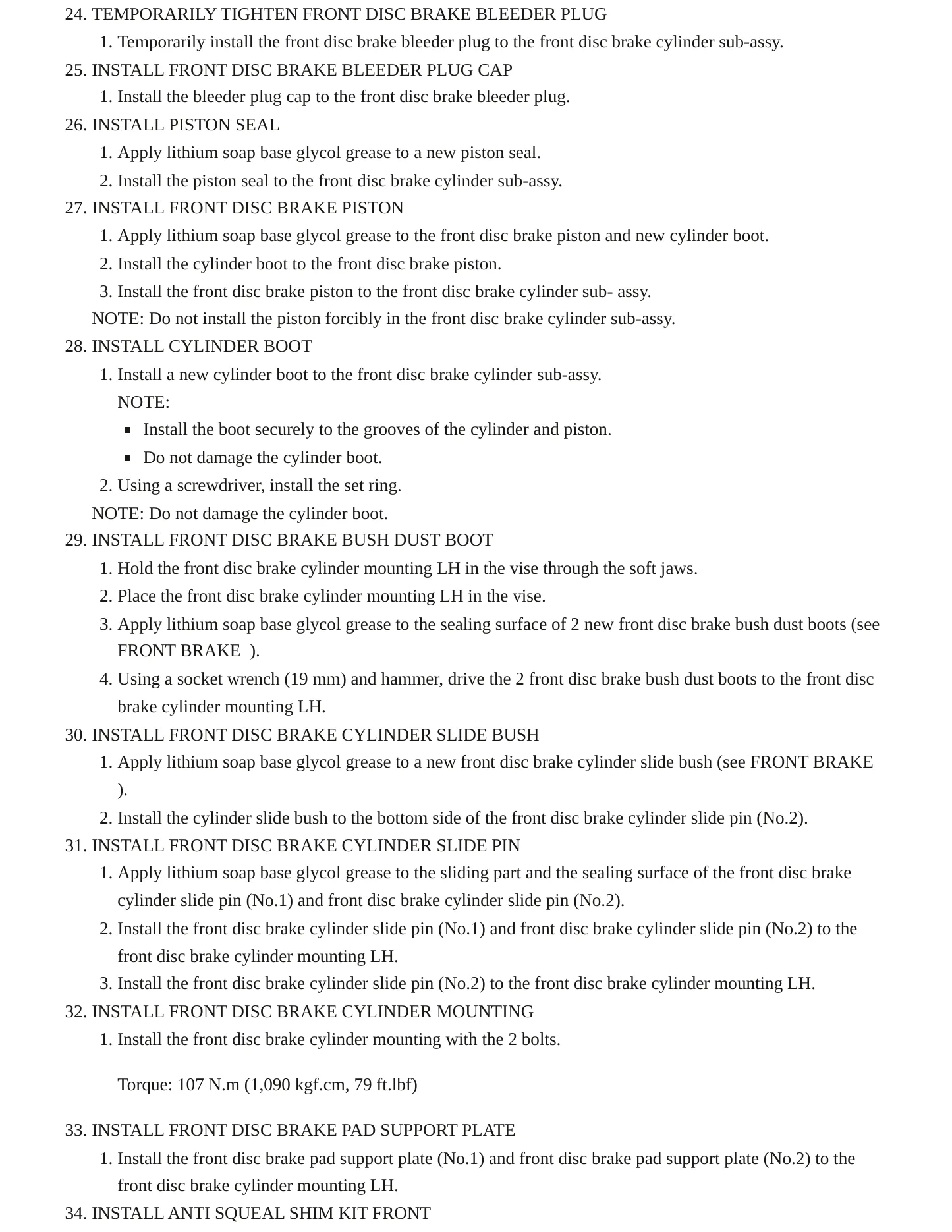 2005 Toyota Camry Solara Service and Repair Manual preview page 11