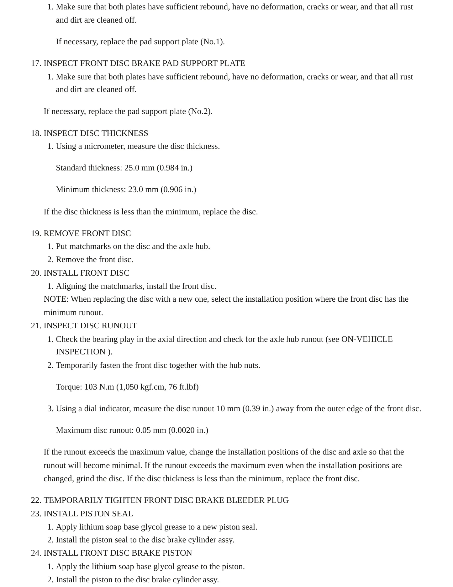 2005 Toyota Corolla Service and Repair Manual preview page 11