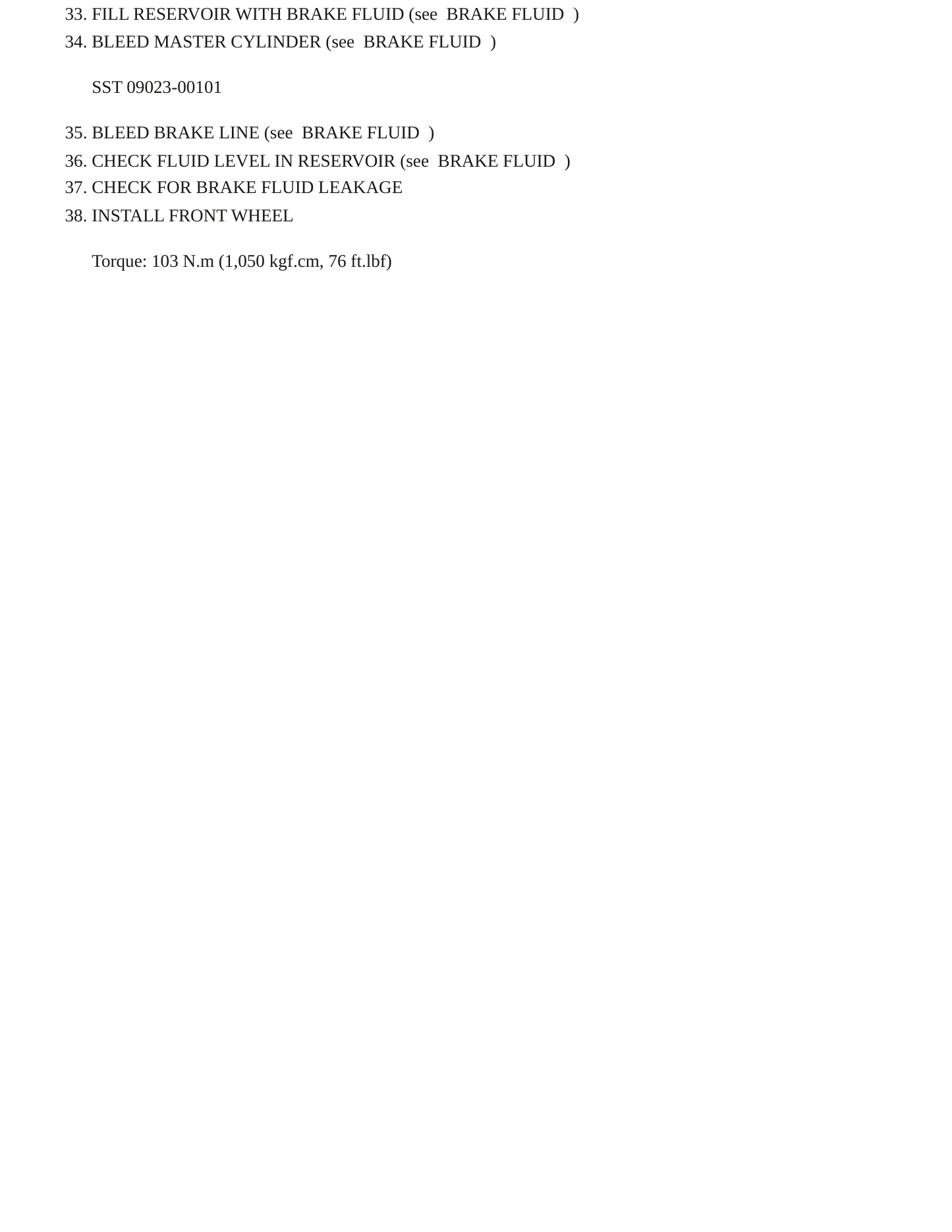 2005 Toyota Corolla Service and Repair Manual preview page 13