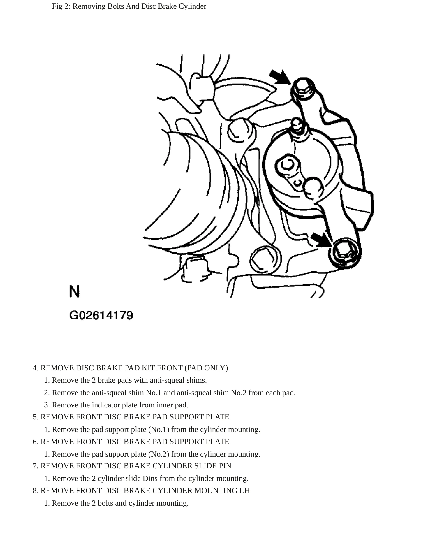 2005 Toyota Corolla Service and Repair Manual preview page 7