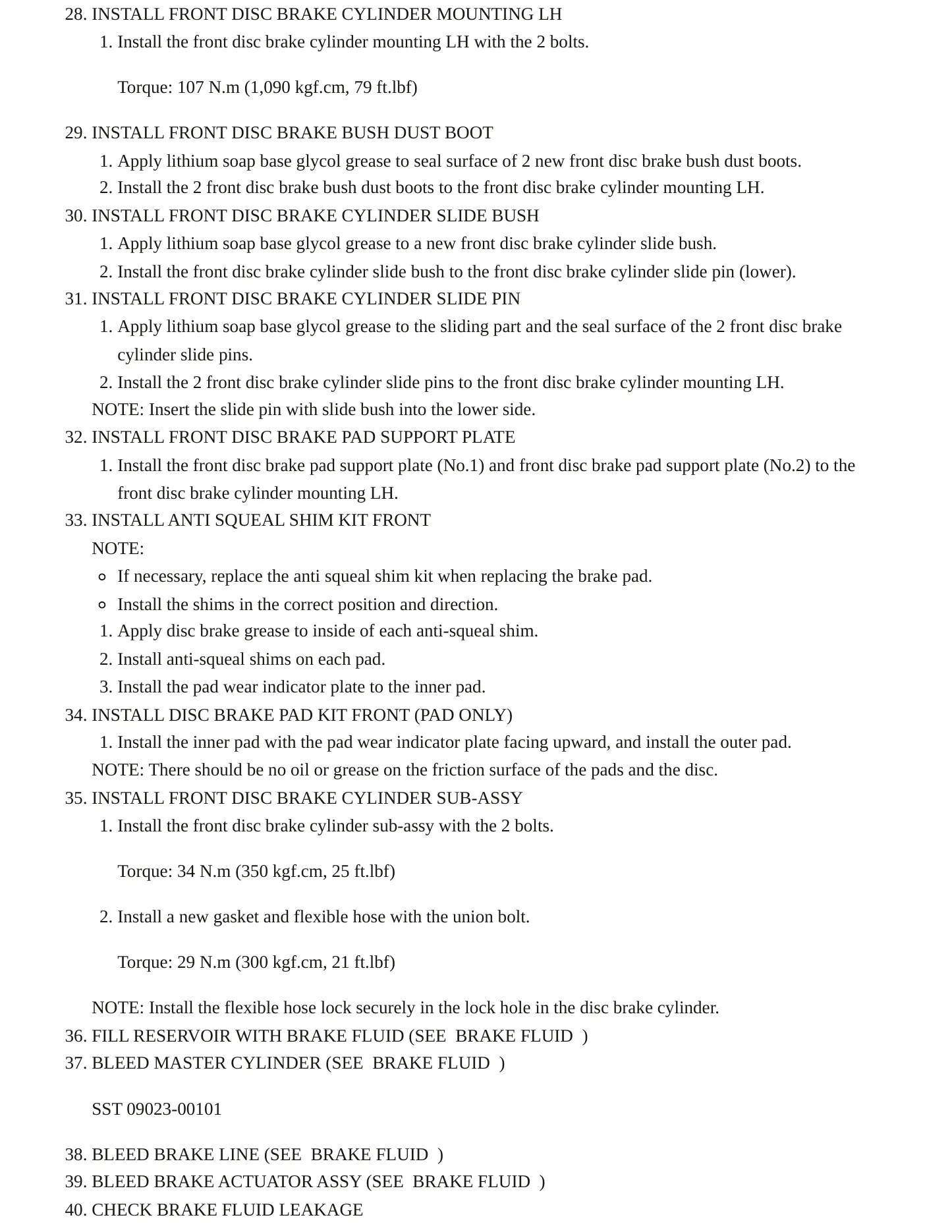2005 Toyota Highlander Service and Repair Manual preview page 12