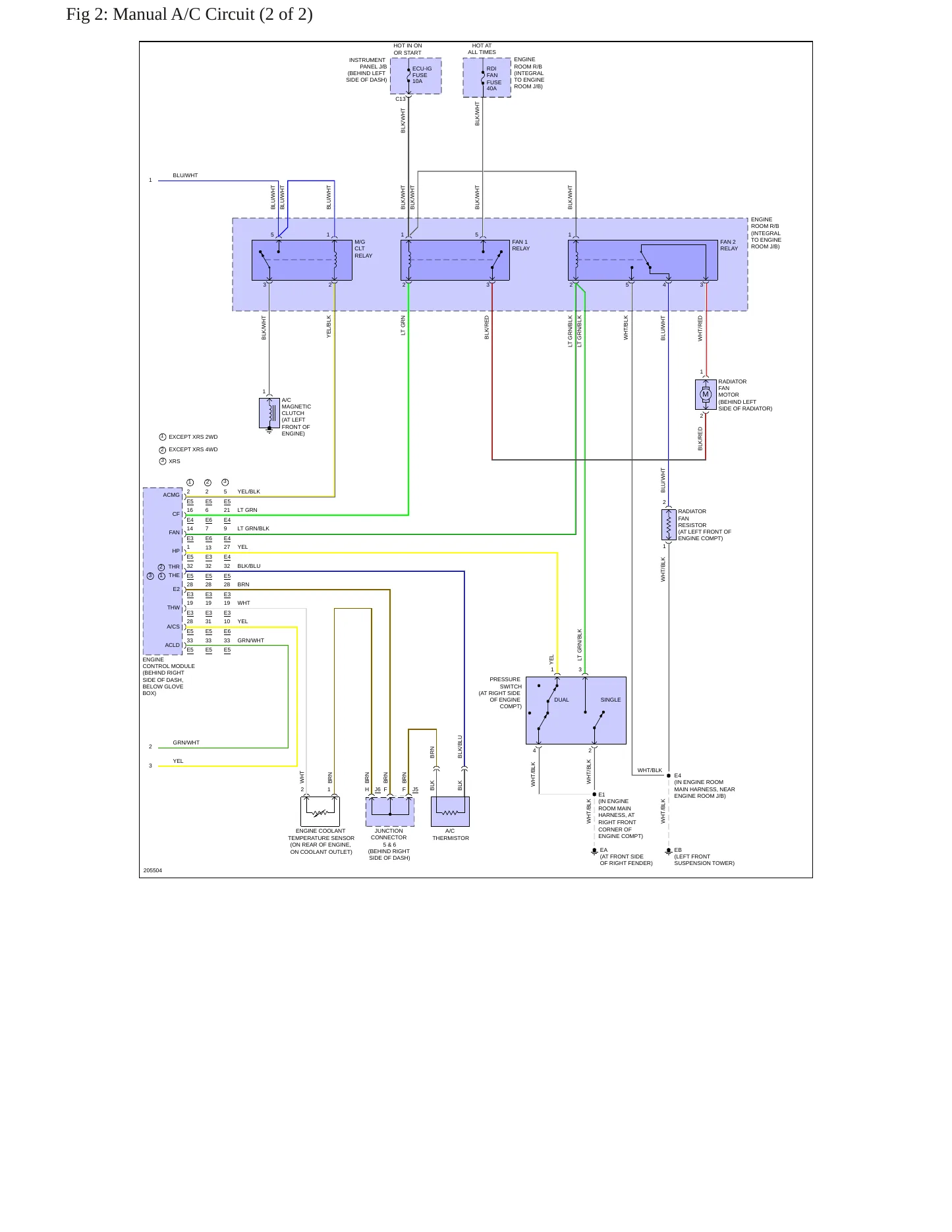 2005 Toyota Matrix Service and Repair Manual preview page 14